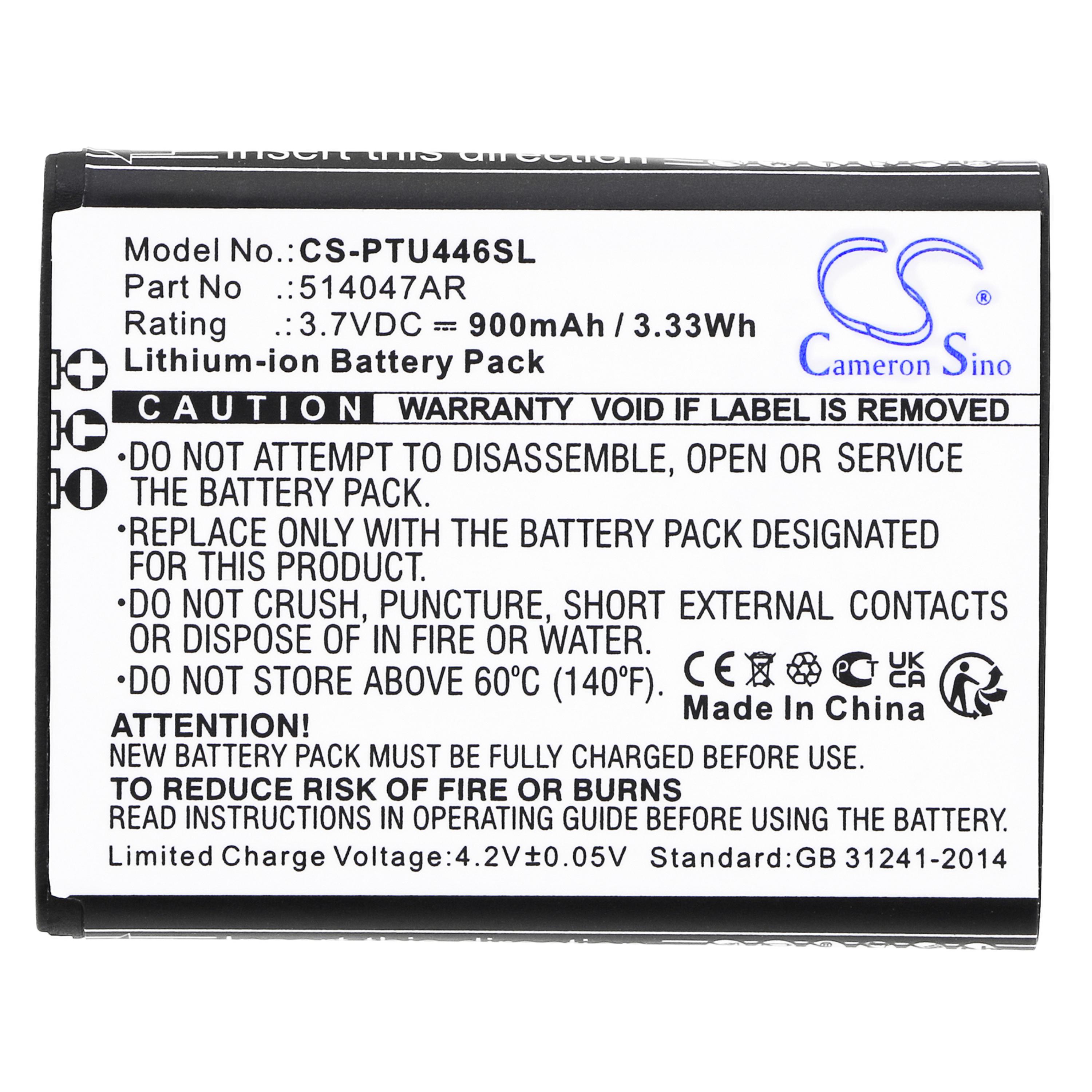 Cameron Sino 900mAh Replacement Battery for