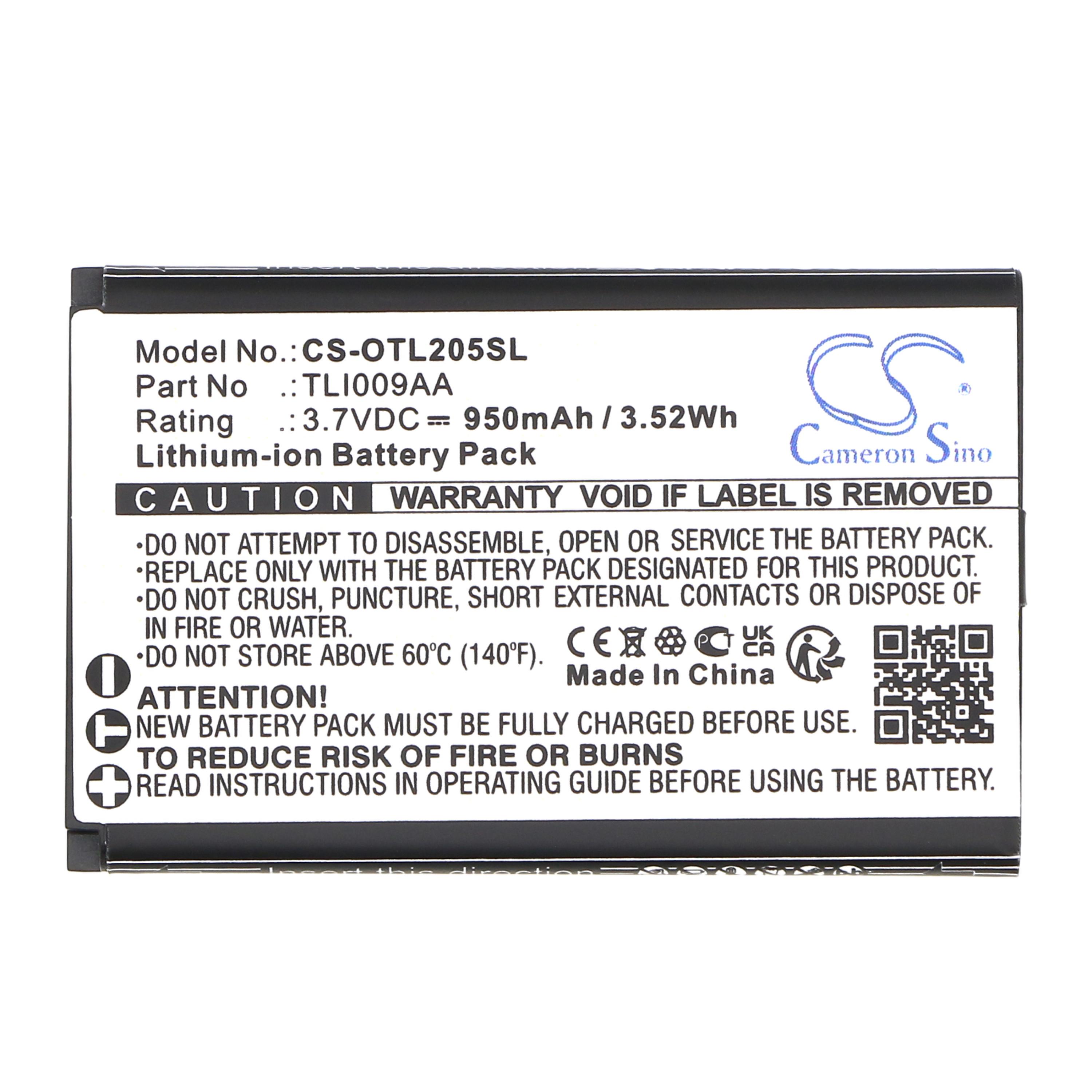 Cameron Sino Replacement Battery for Alcatel