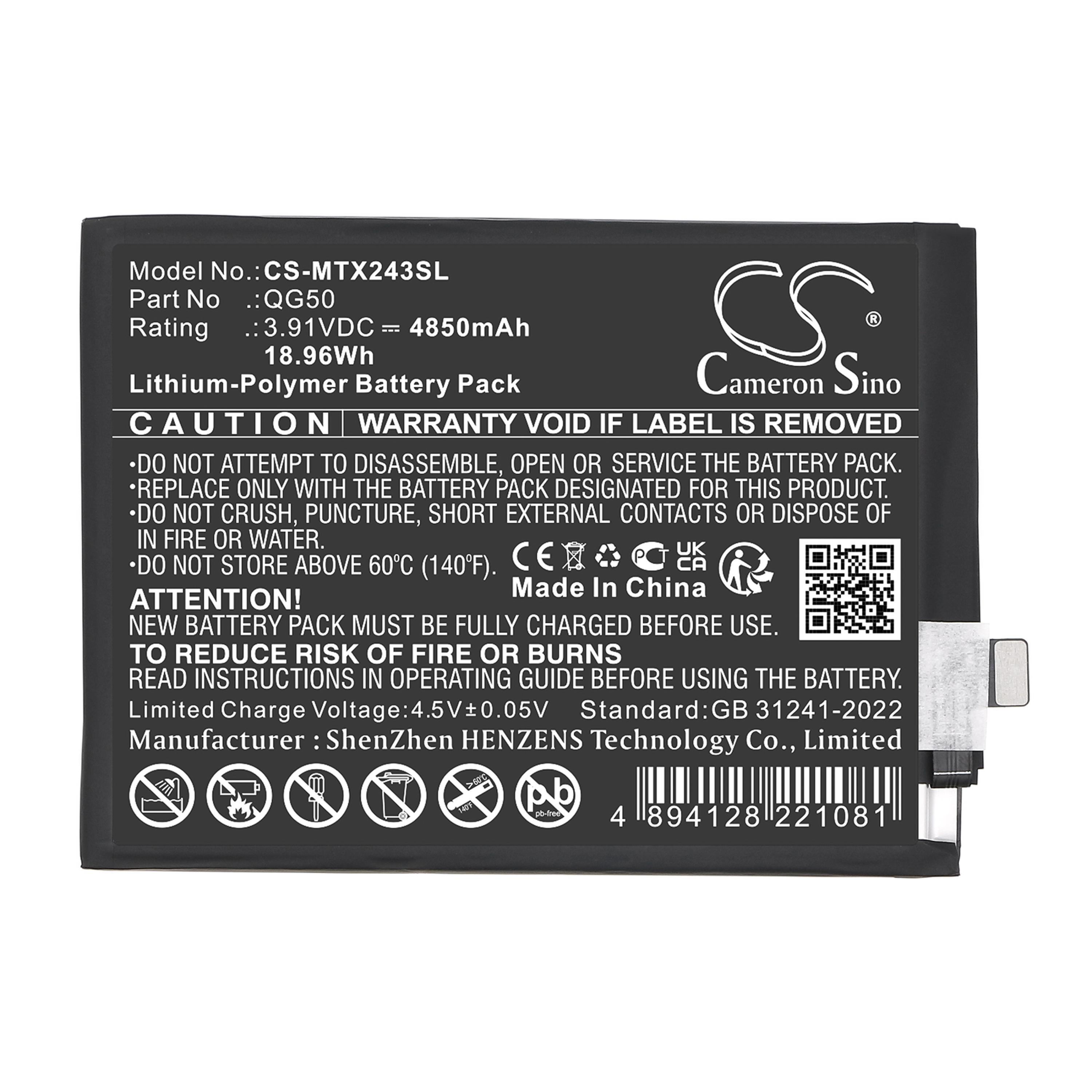 Cameron Sino Replacement Battery for Motorola
