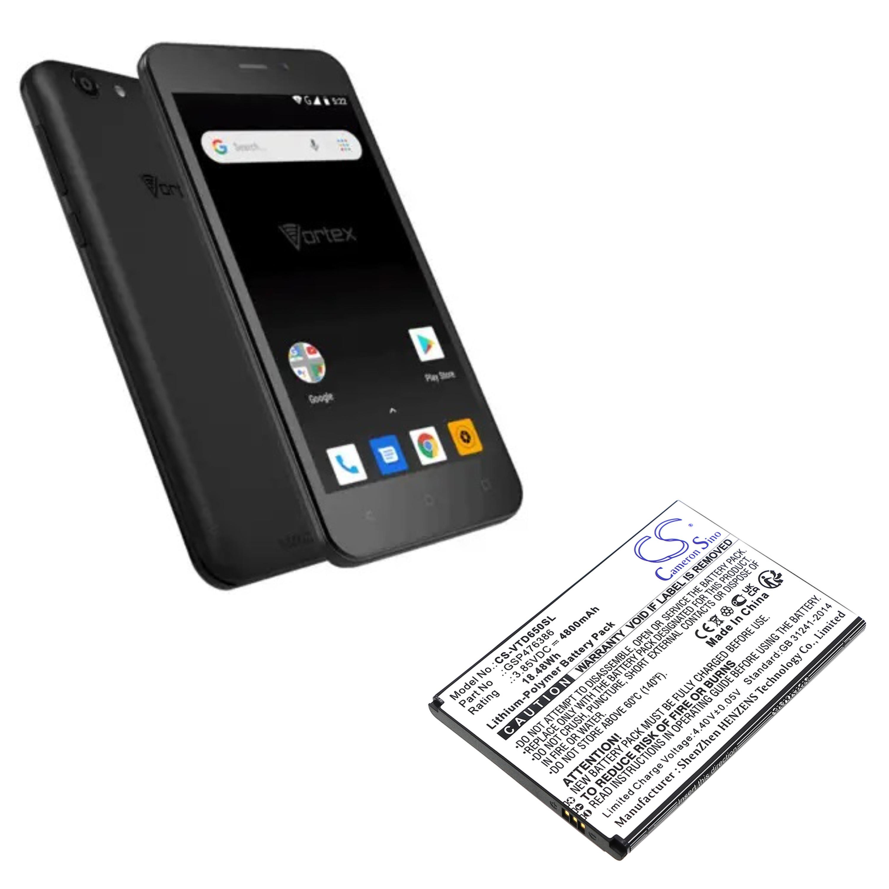 Cameron Sino Replacement Battery for Vortex