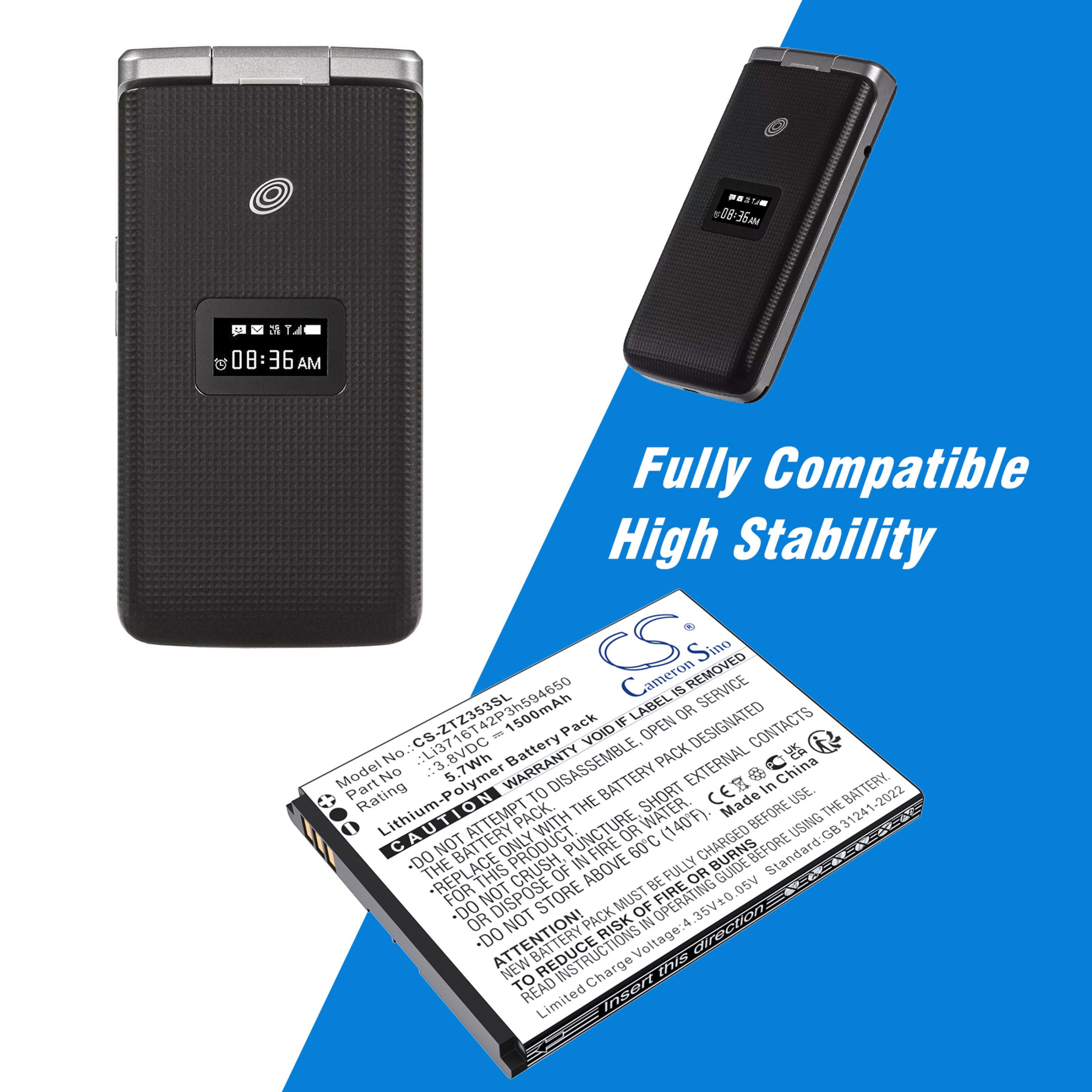 Cameron Sino Replacement Battery for ZTE