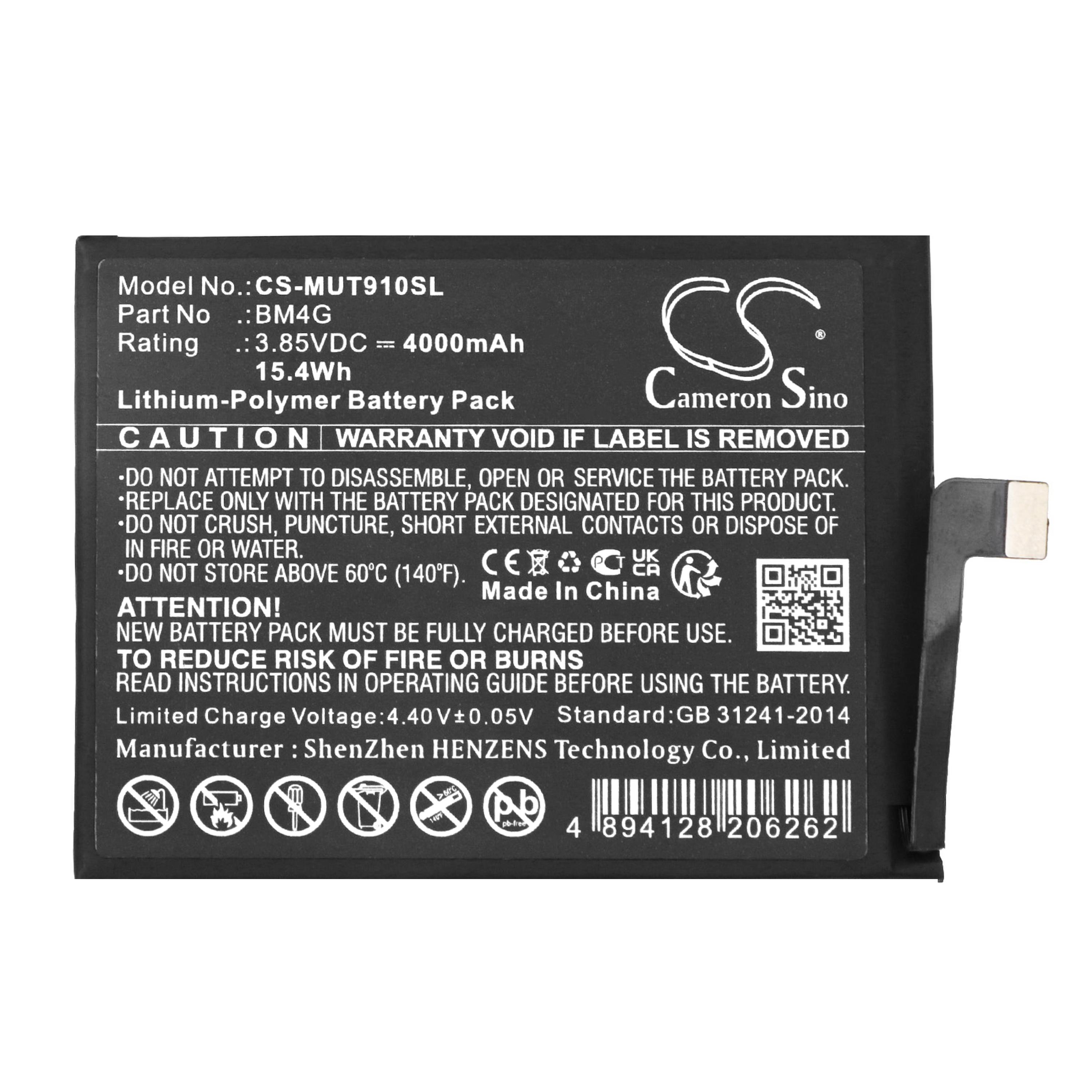 Cameron Sino Replaces battery for Xiaomi