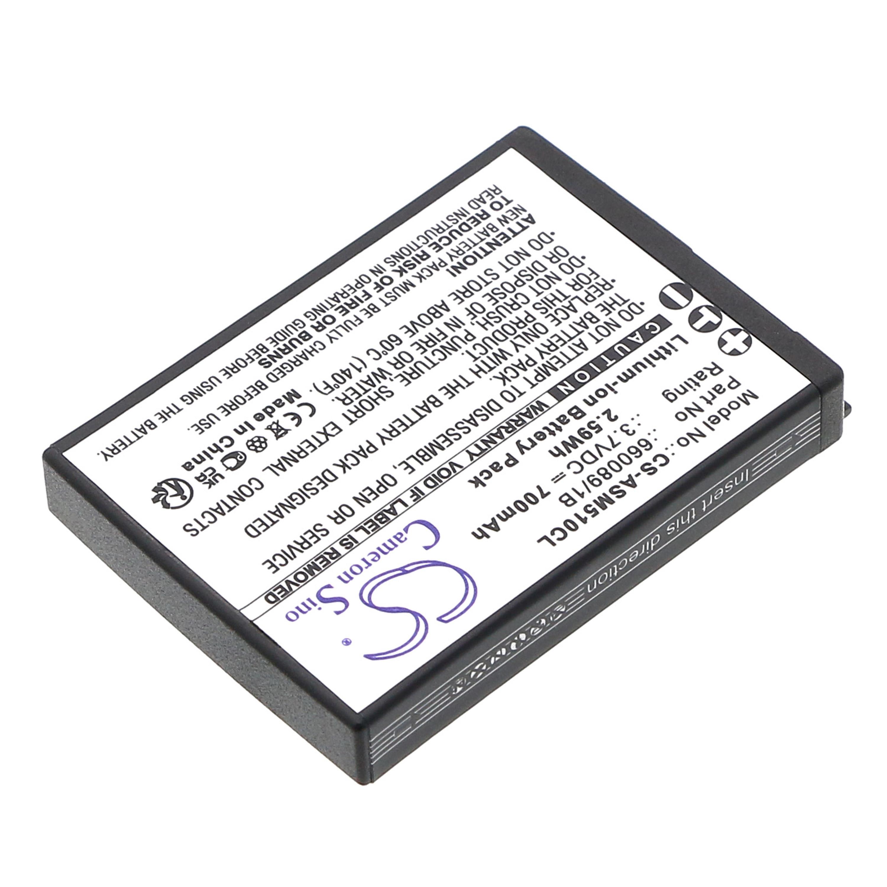 Cameron Sino Replacement Battery for Ascom