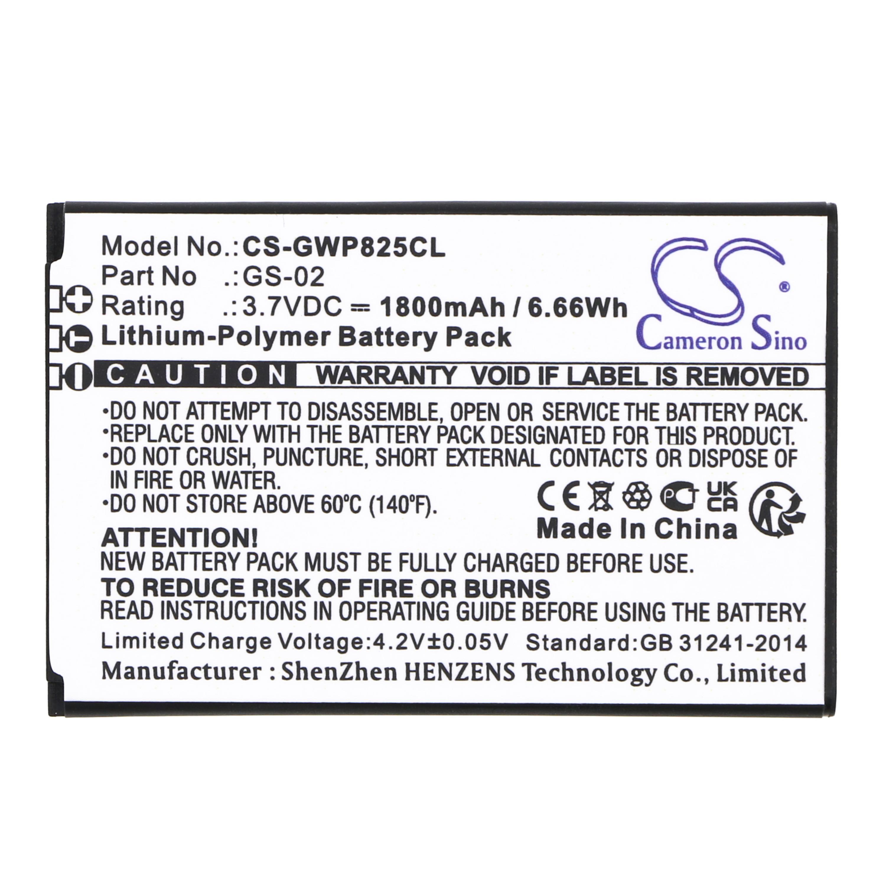 Cameron Sino Replacement Battery for Grandstream