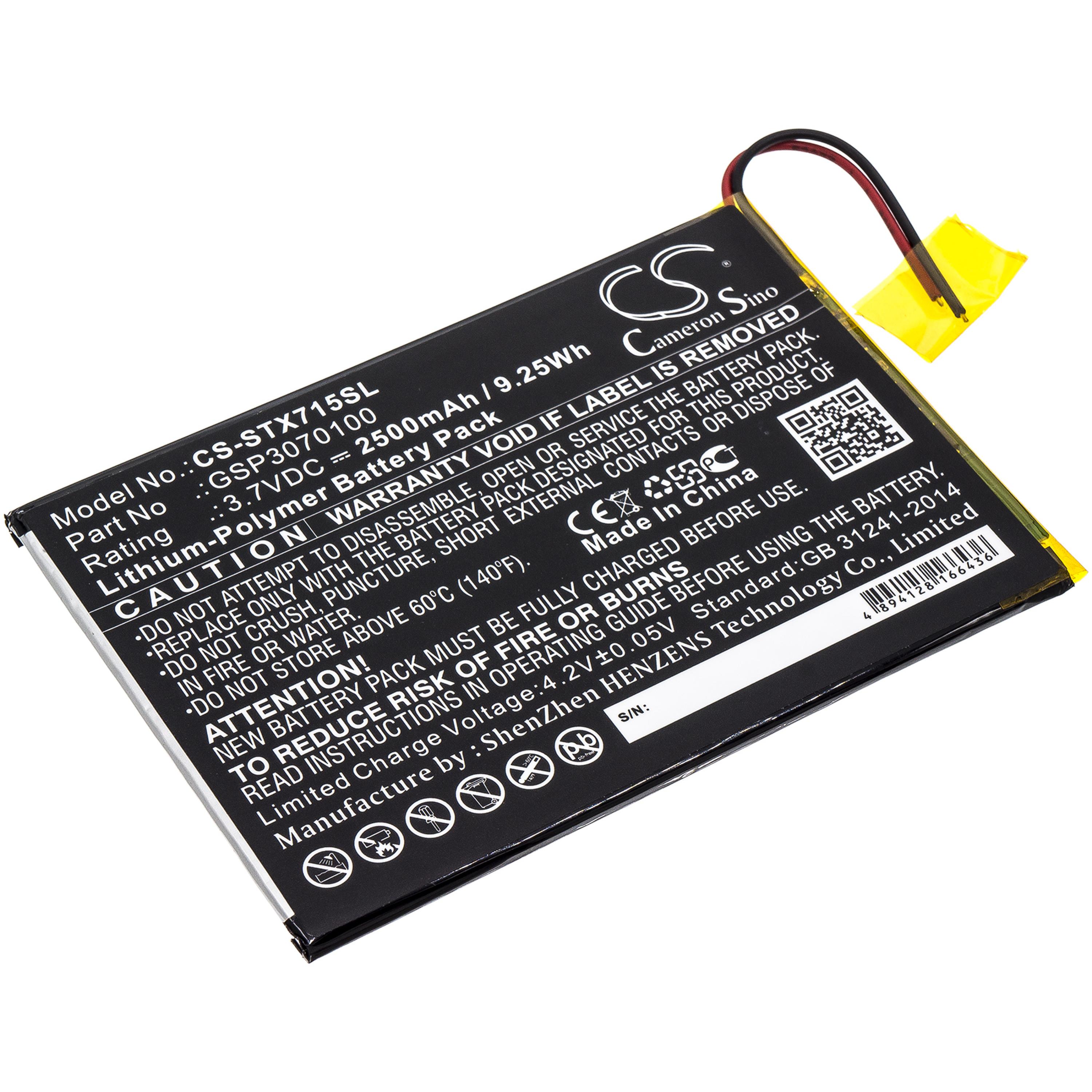 Cameron Sino 2500 mAh for SmarTab