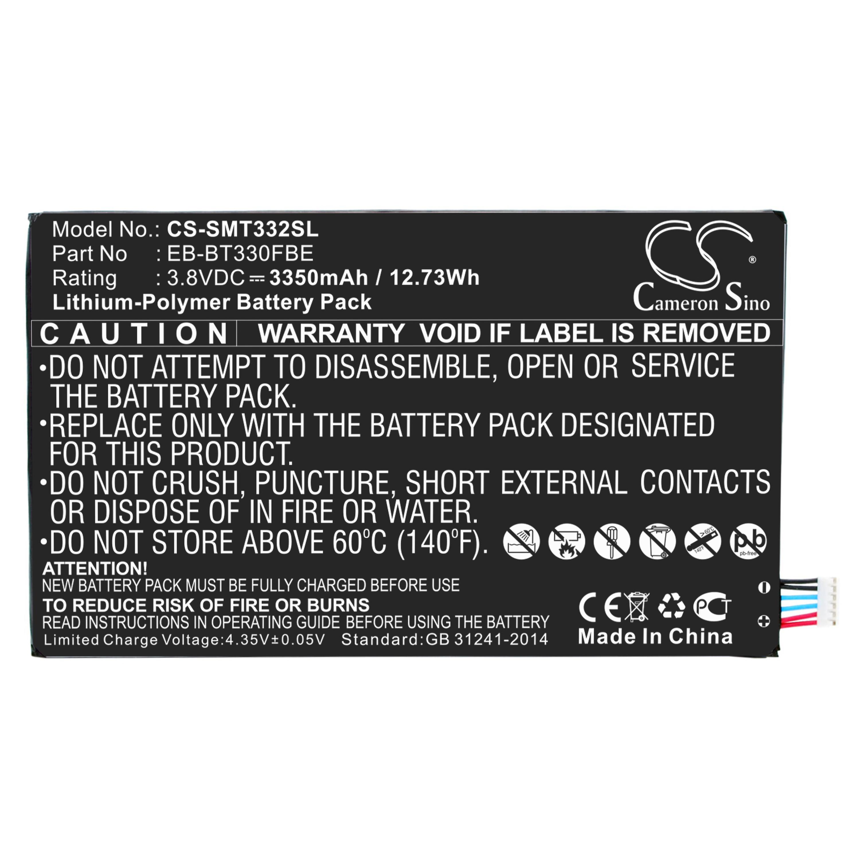 Cameron Sino 3350 mAh for Samsung