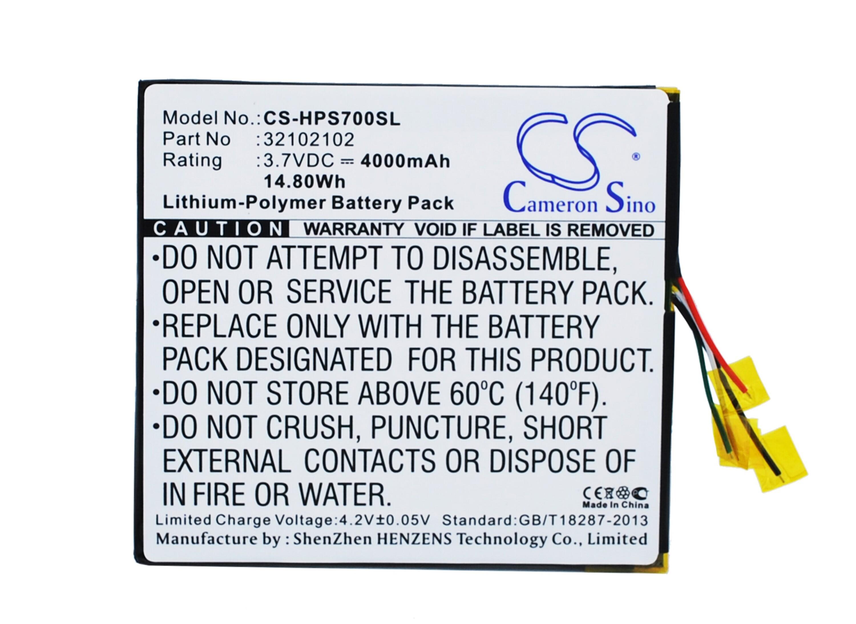 Cameron Sino 4000 mAh for HP