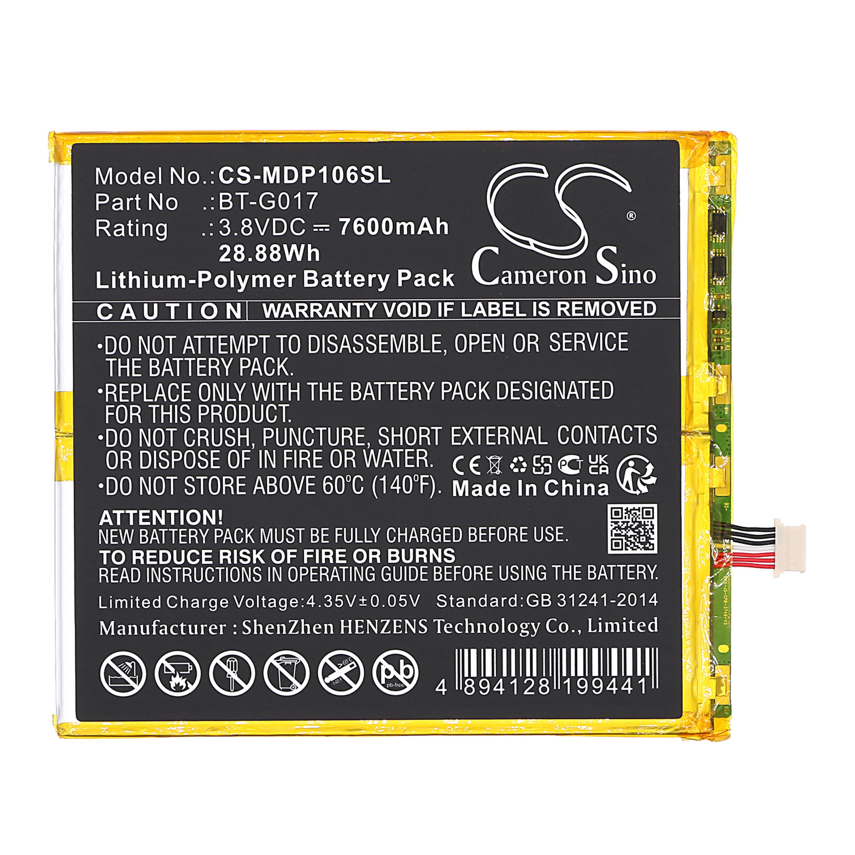 Cameron Sino 7600 mAh for Medion