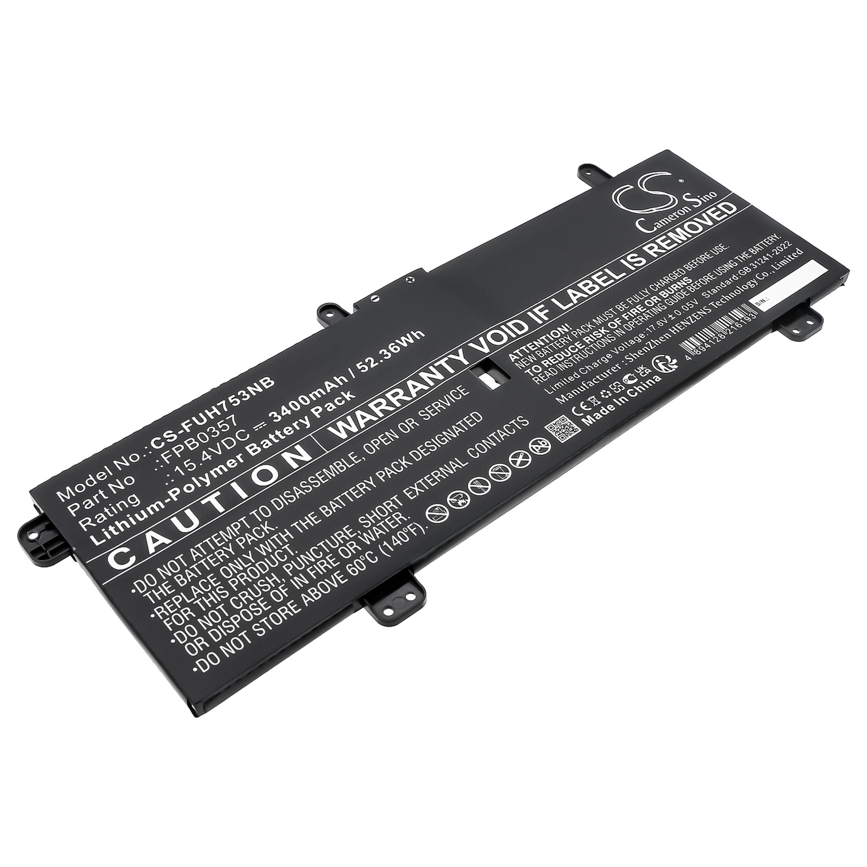 Cameron Sino Replacement Battery for Fujitsu