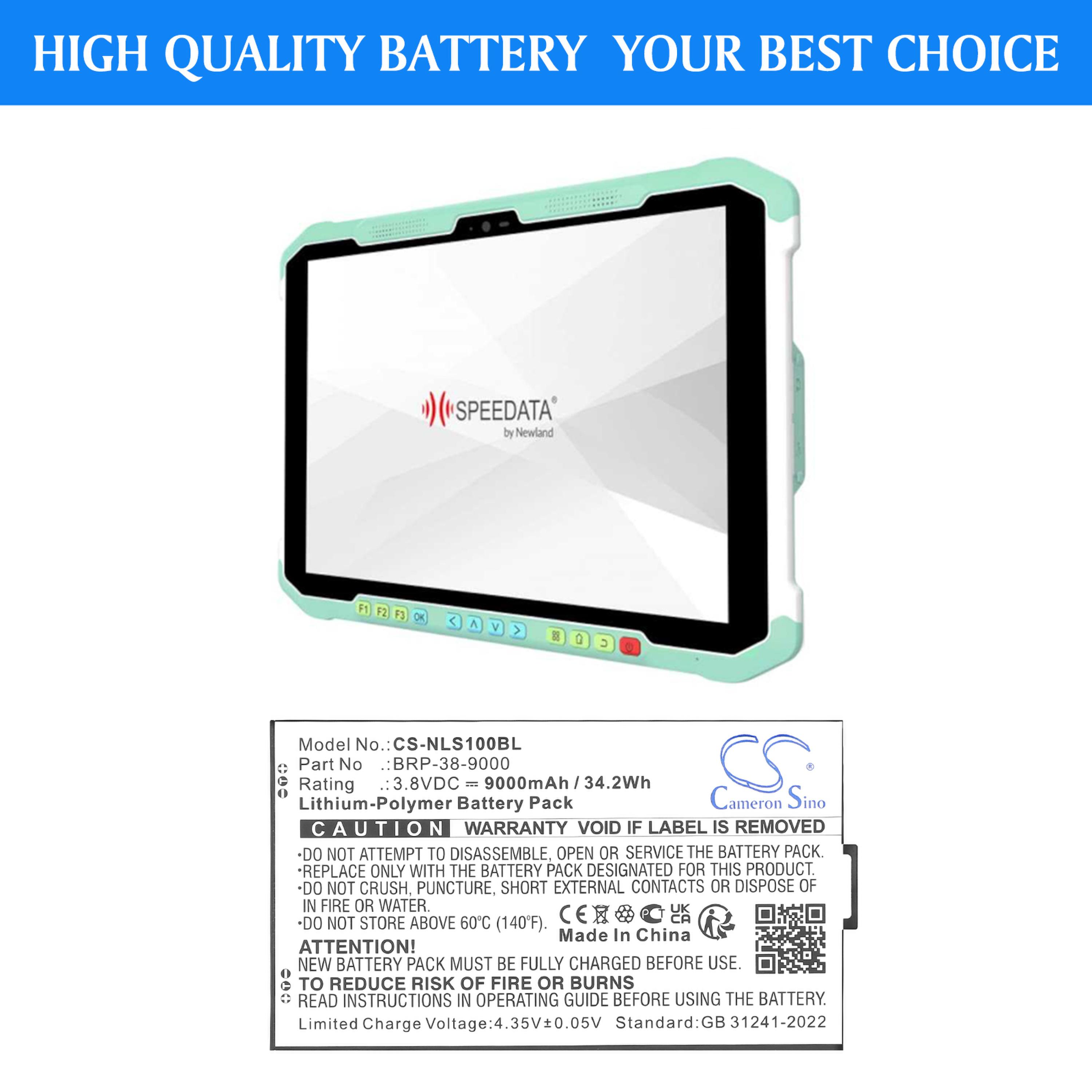 Cameron Sino Replacement Battery for Newland