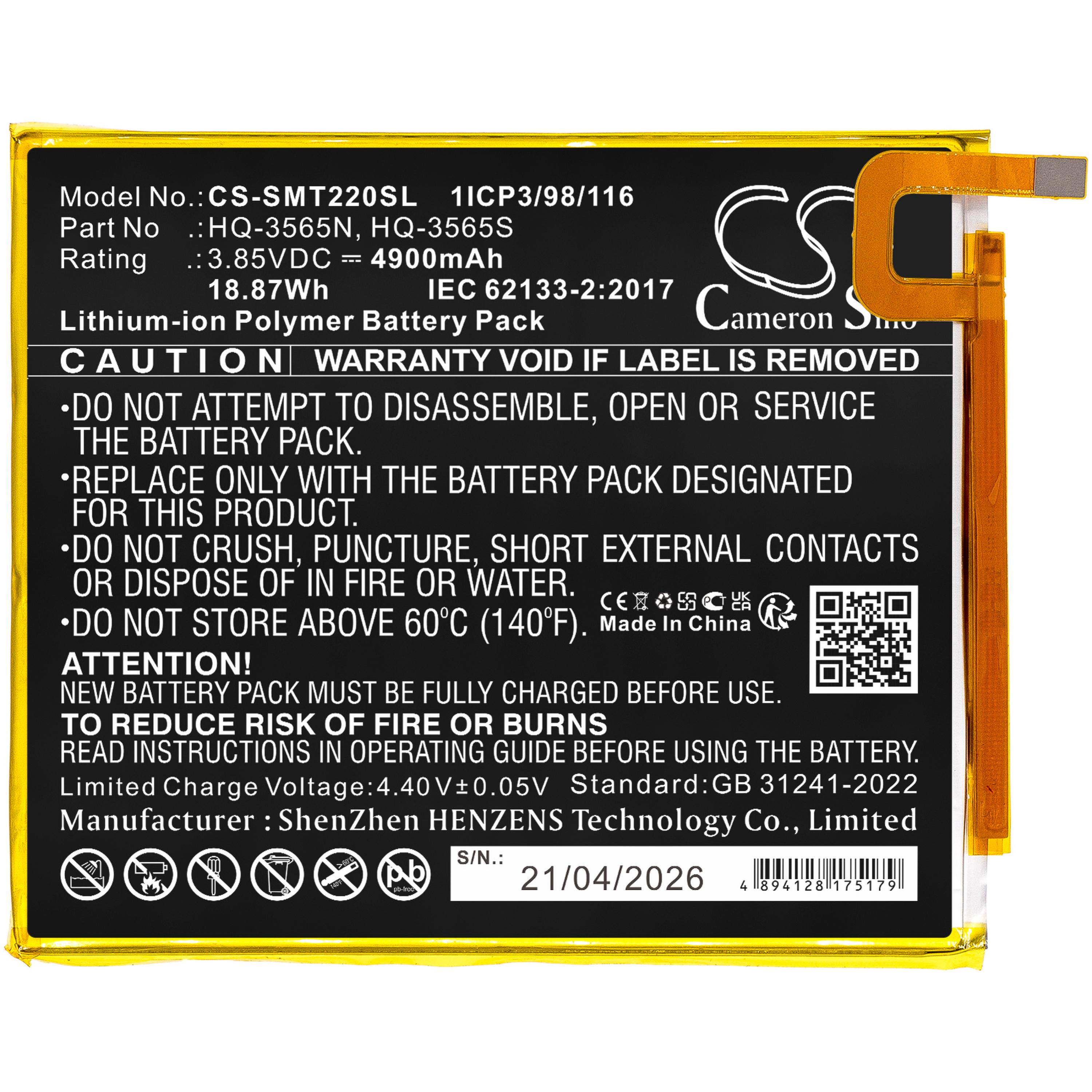 Cameron Sino Replacement Battery for Samsung