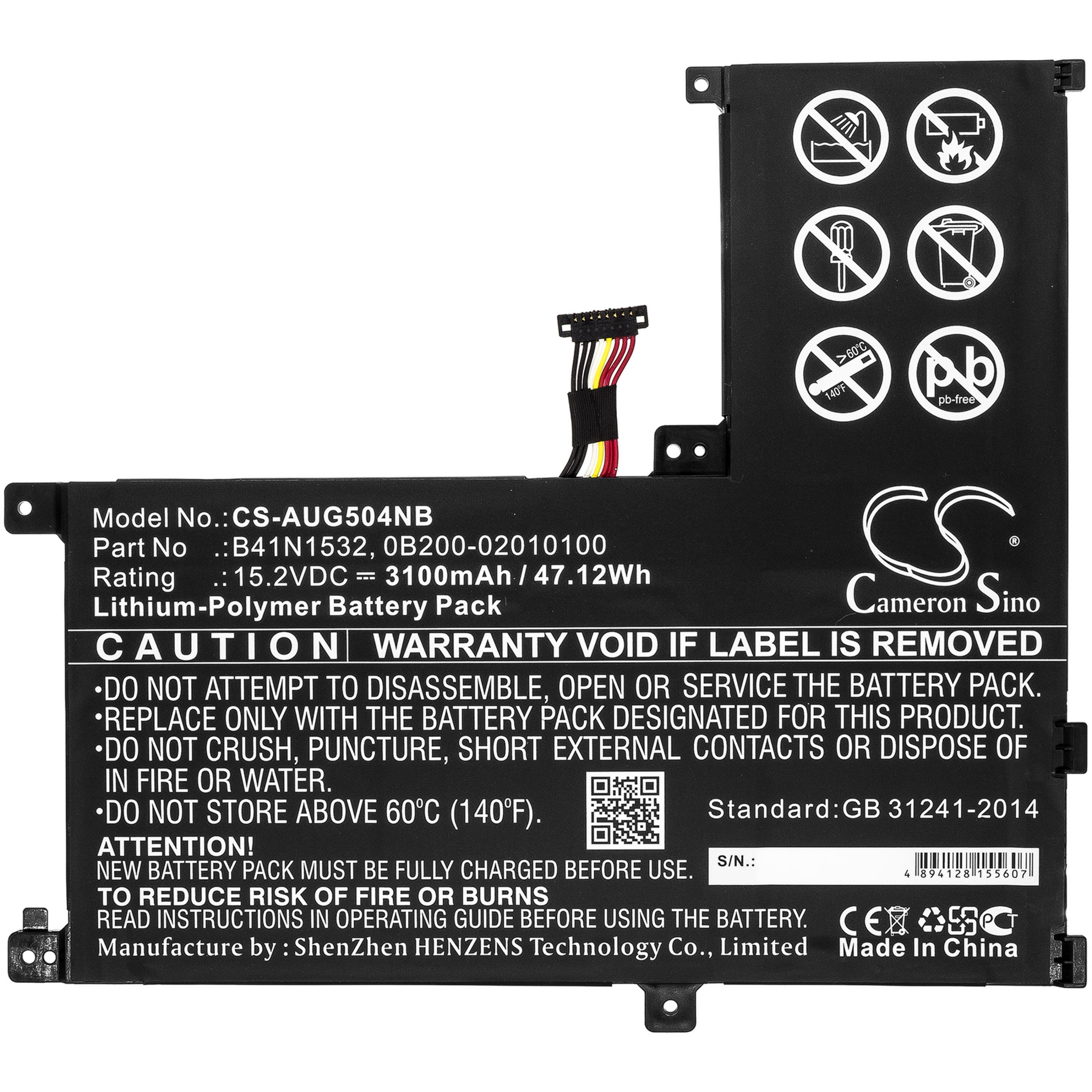 Cameron Sino 3100 mAh for Asus