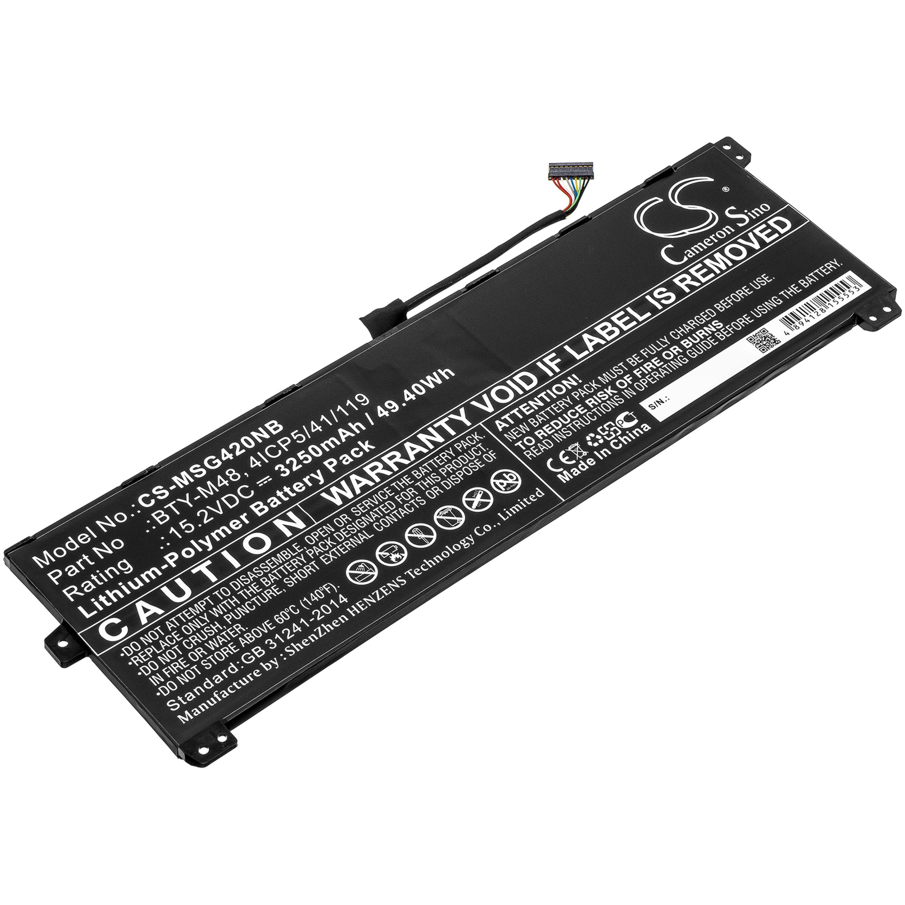 Cameron Sino 3250 mAh for MSI
