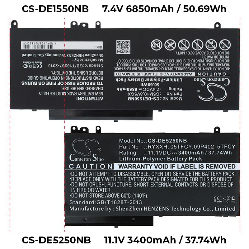 Cameron Sino 3400 mAh for Dell
