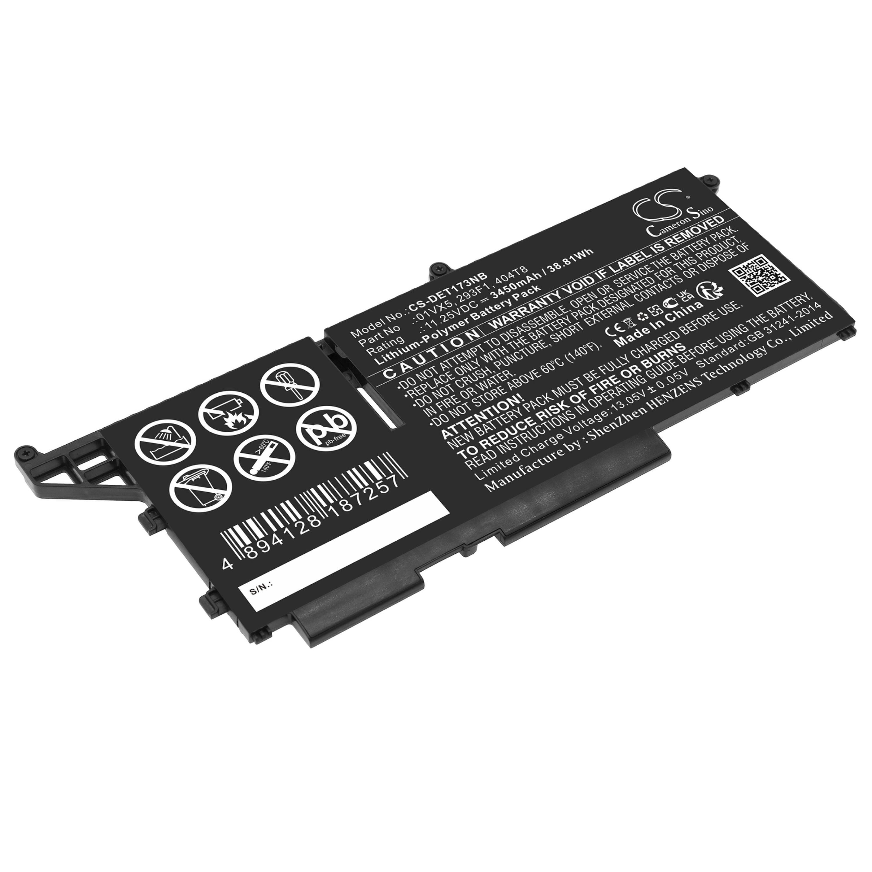Cameron Sino 3450 mAh for Dell