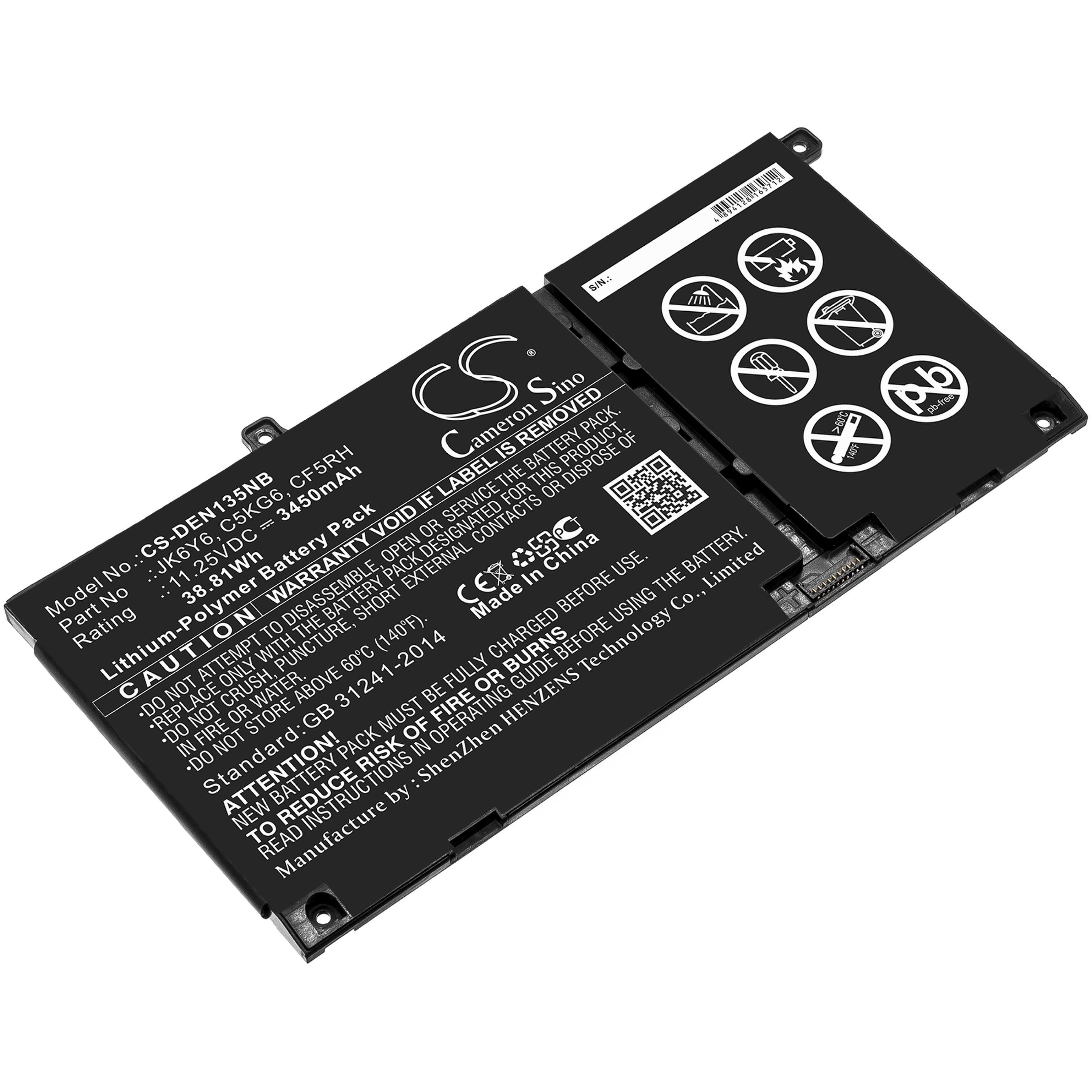 Cameron Sino 3450 mAh for Dell