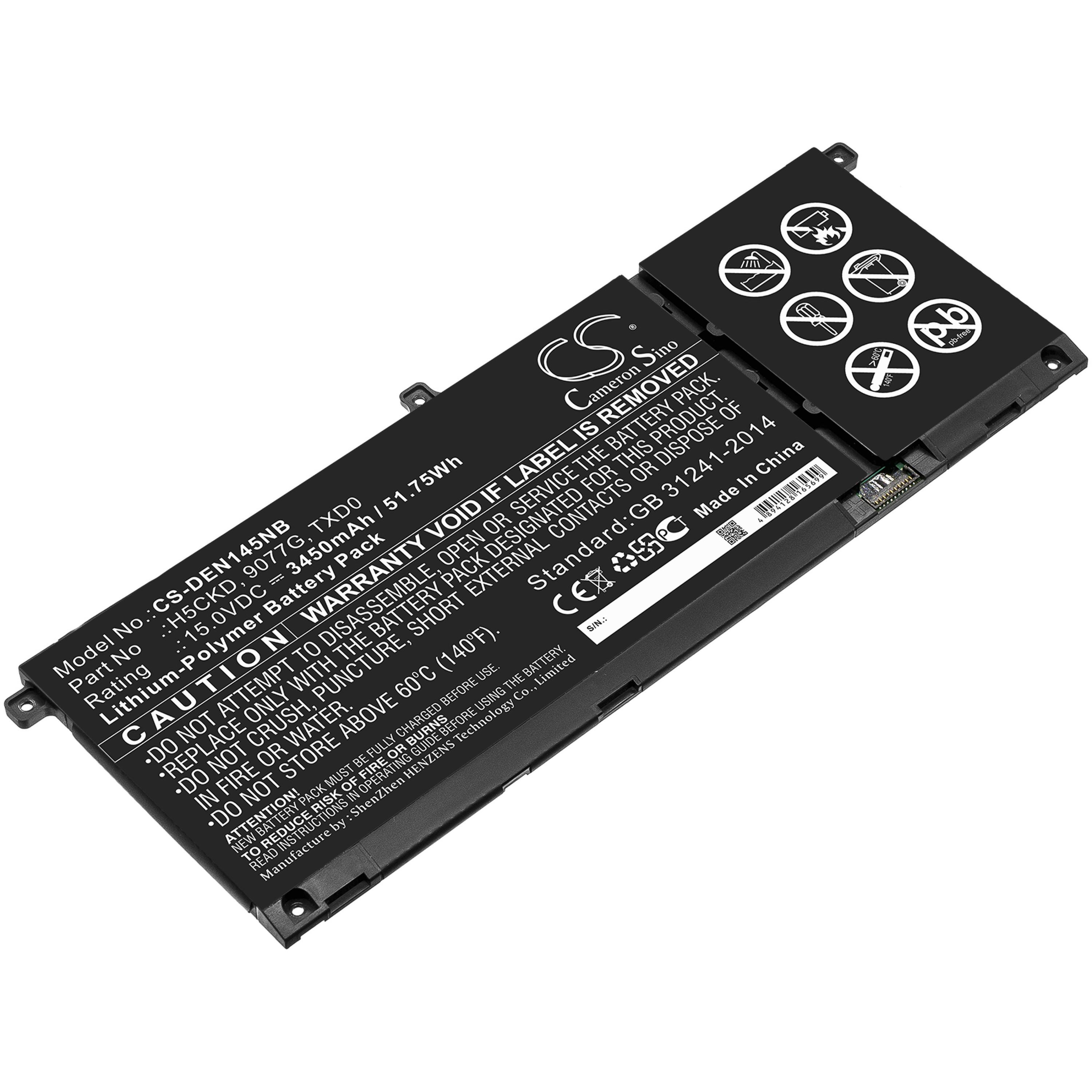 Cameron Sino 3450 mAh for Dell