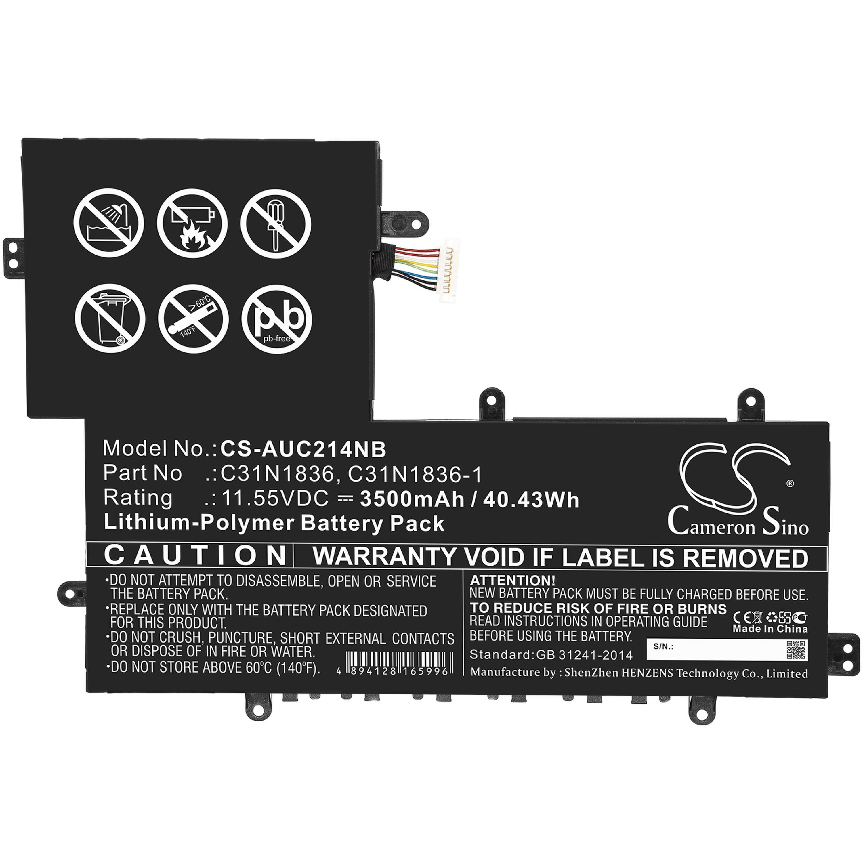 Cameron Sino 3500 mAh for Asus