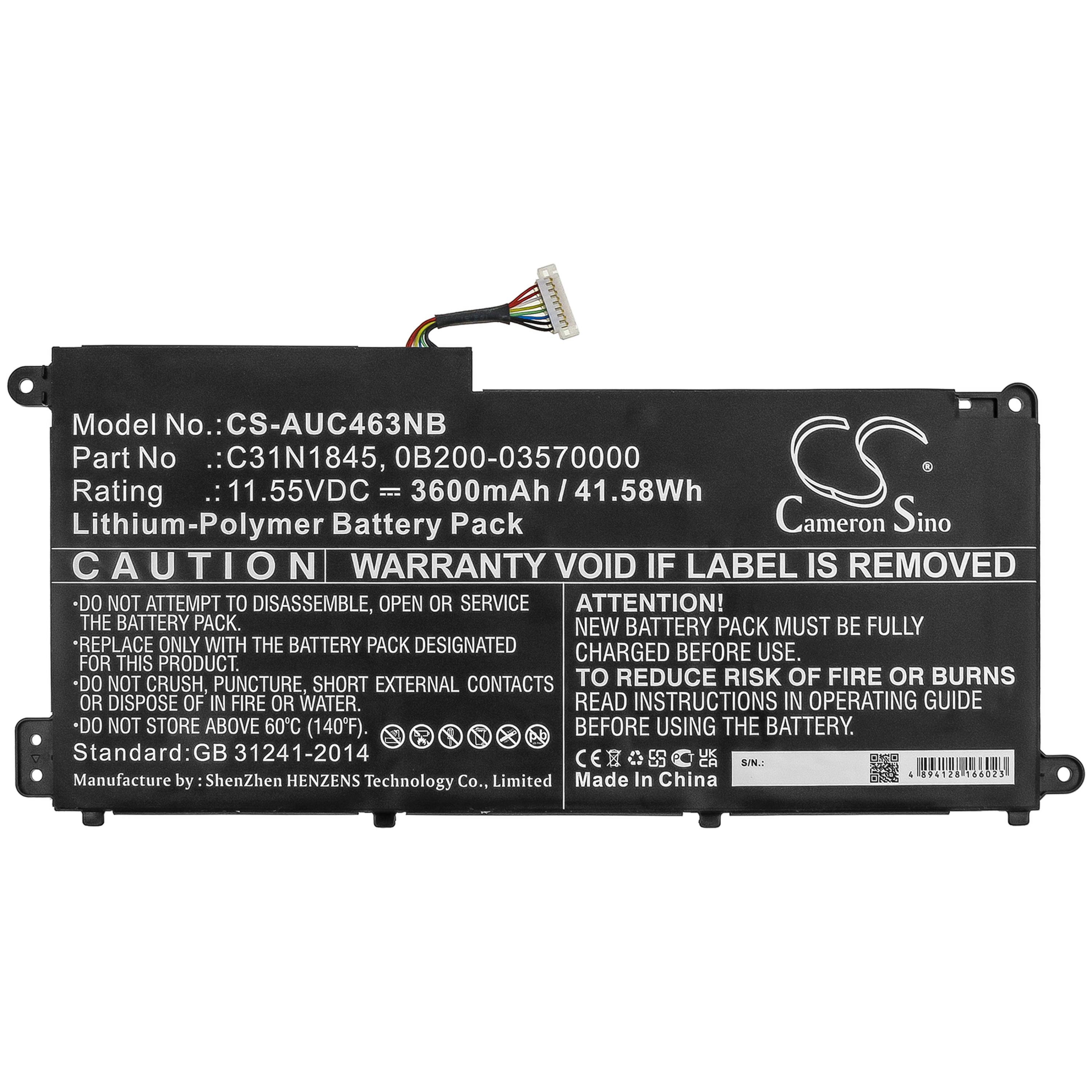 Cameron Sino 3600 mAh for Asus