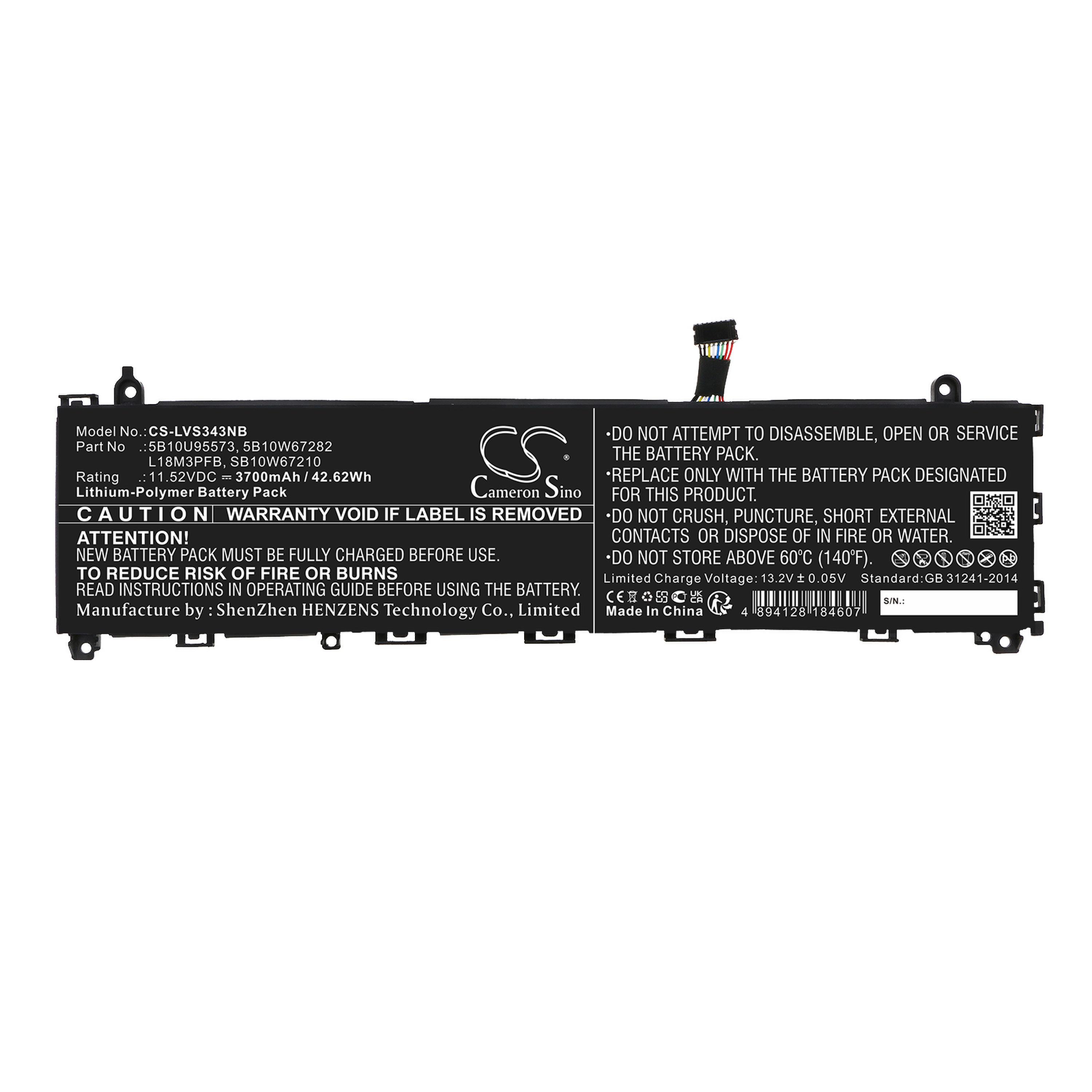 Cameron Sino 3700 mAh for Lenovo