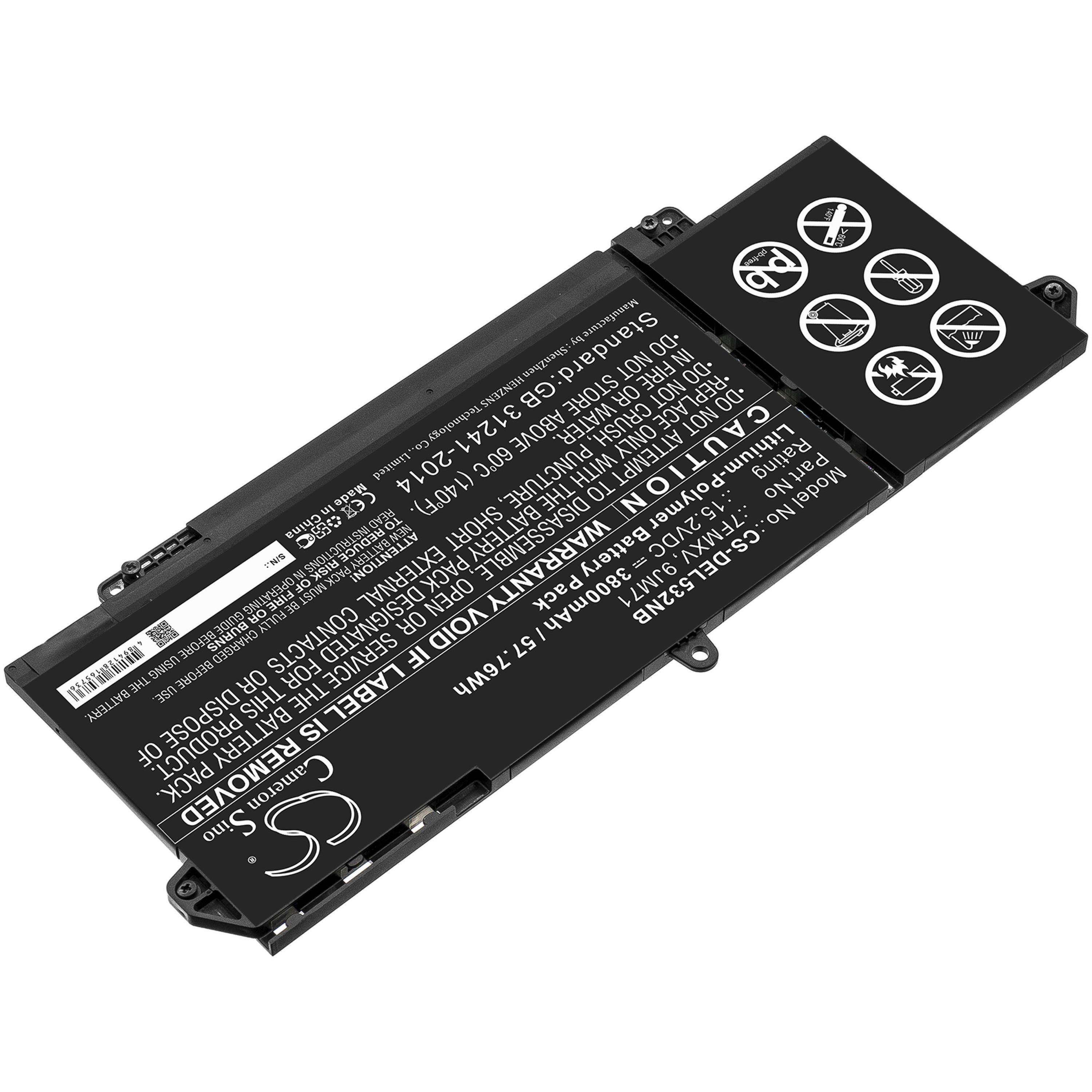 Cameron Sino 3800 mAh for Dell