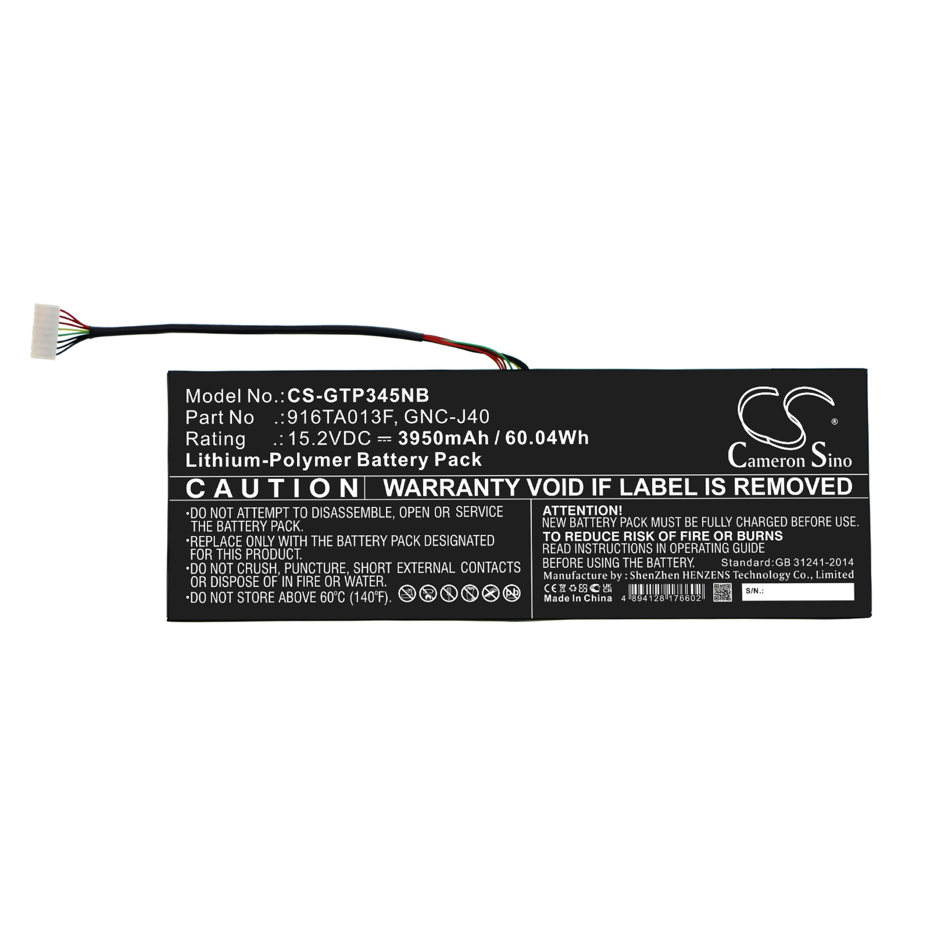 Cameron Sino 3950 mAh for Gateway