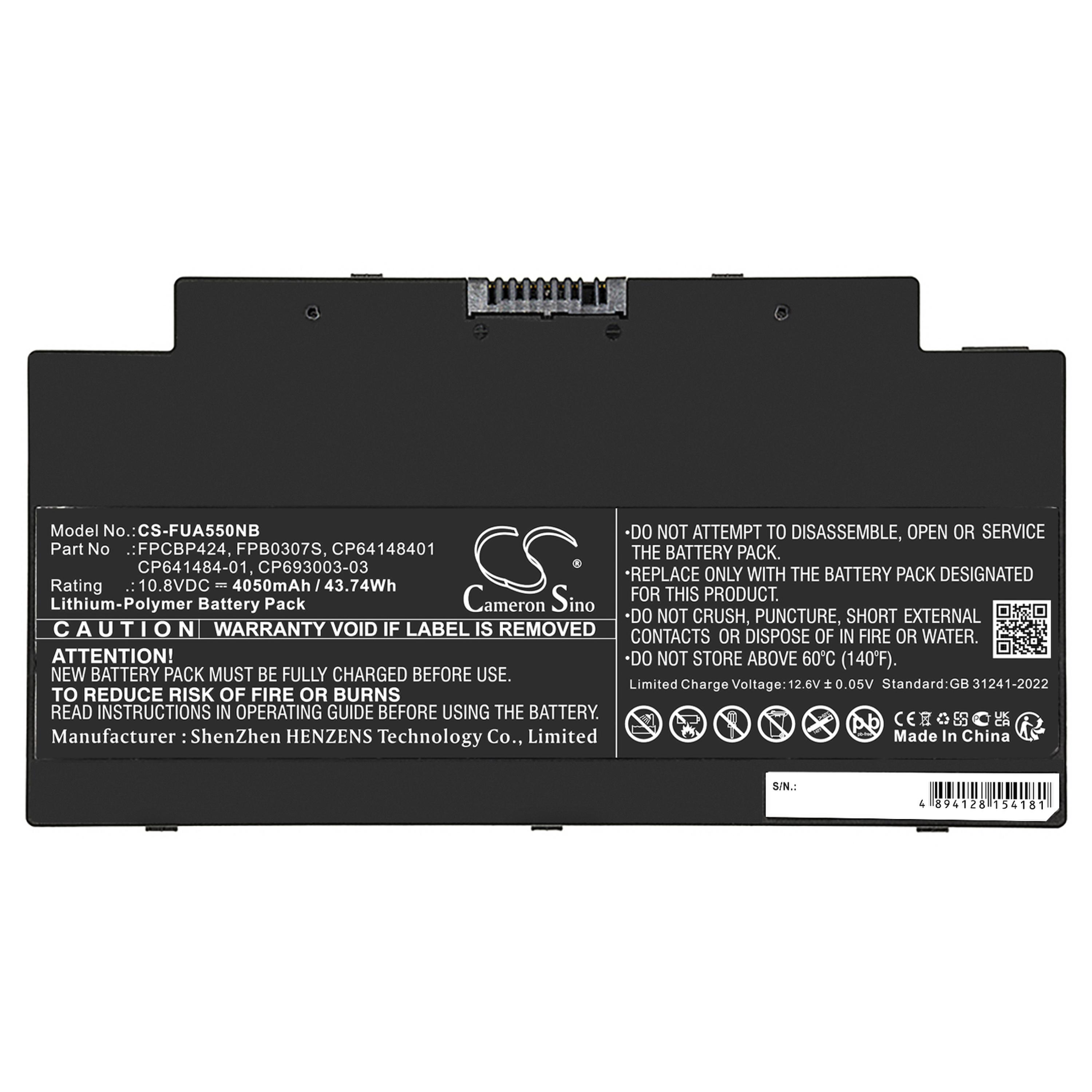 Cameron Sino 4050 mAh for Fujitsu