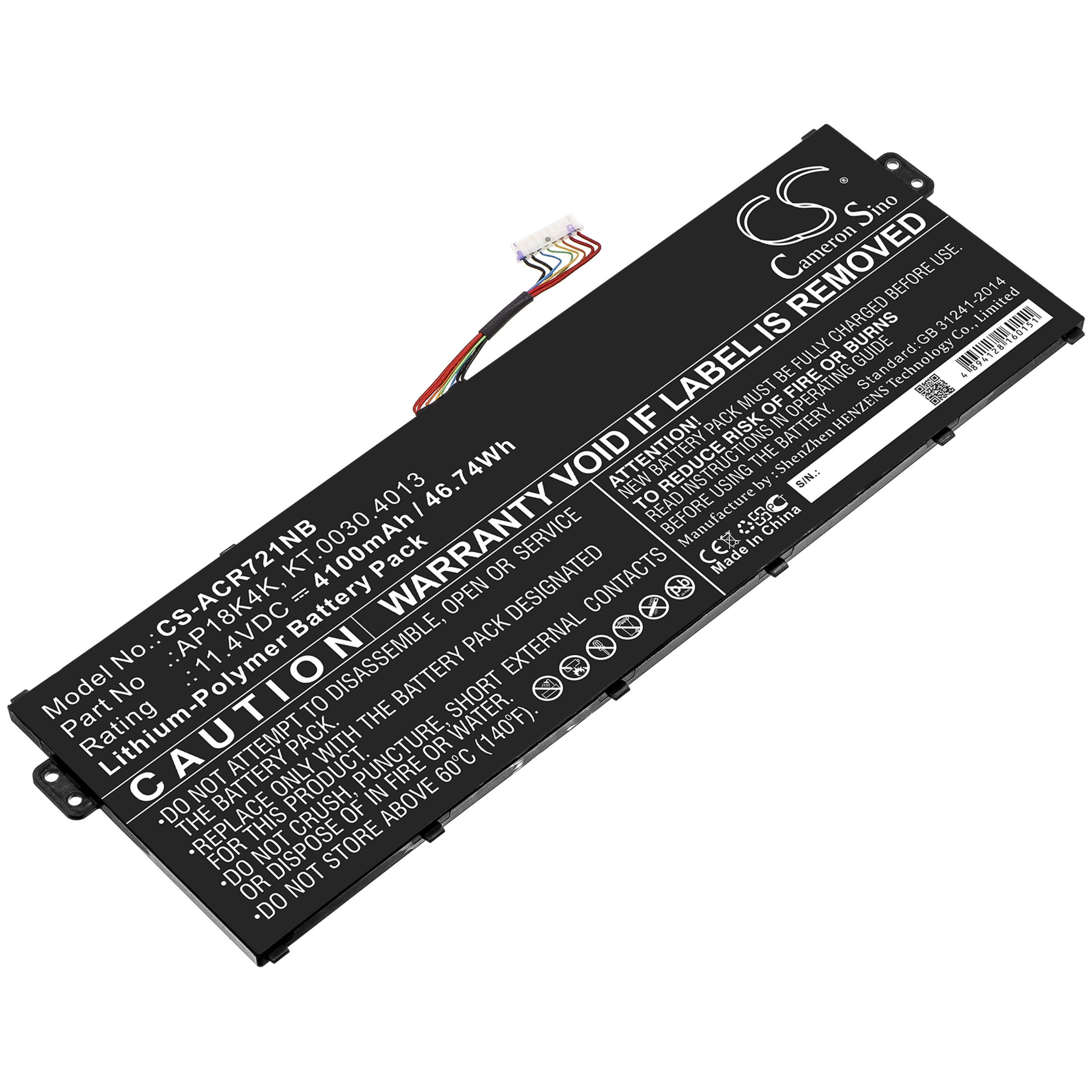 Cameron Sino 4100 mAh for Acer