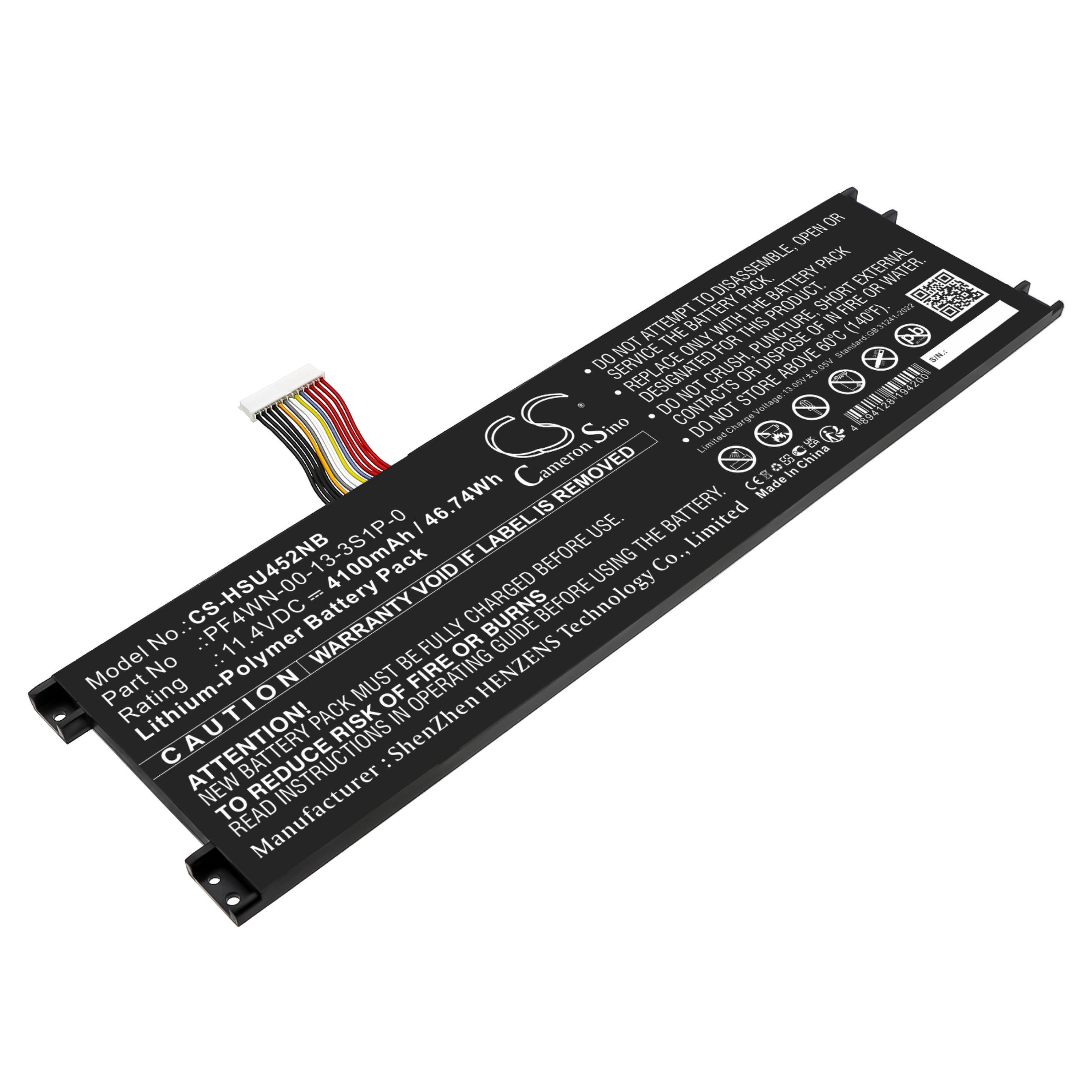 Cameron Sino 4100 mAh for Hasee