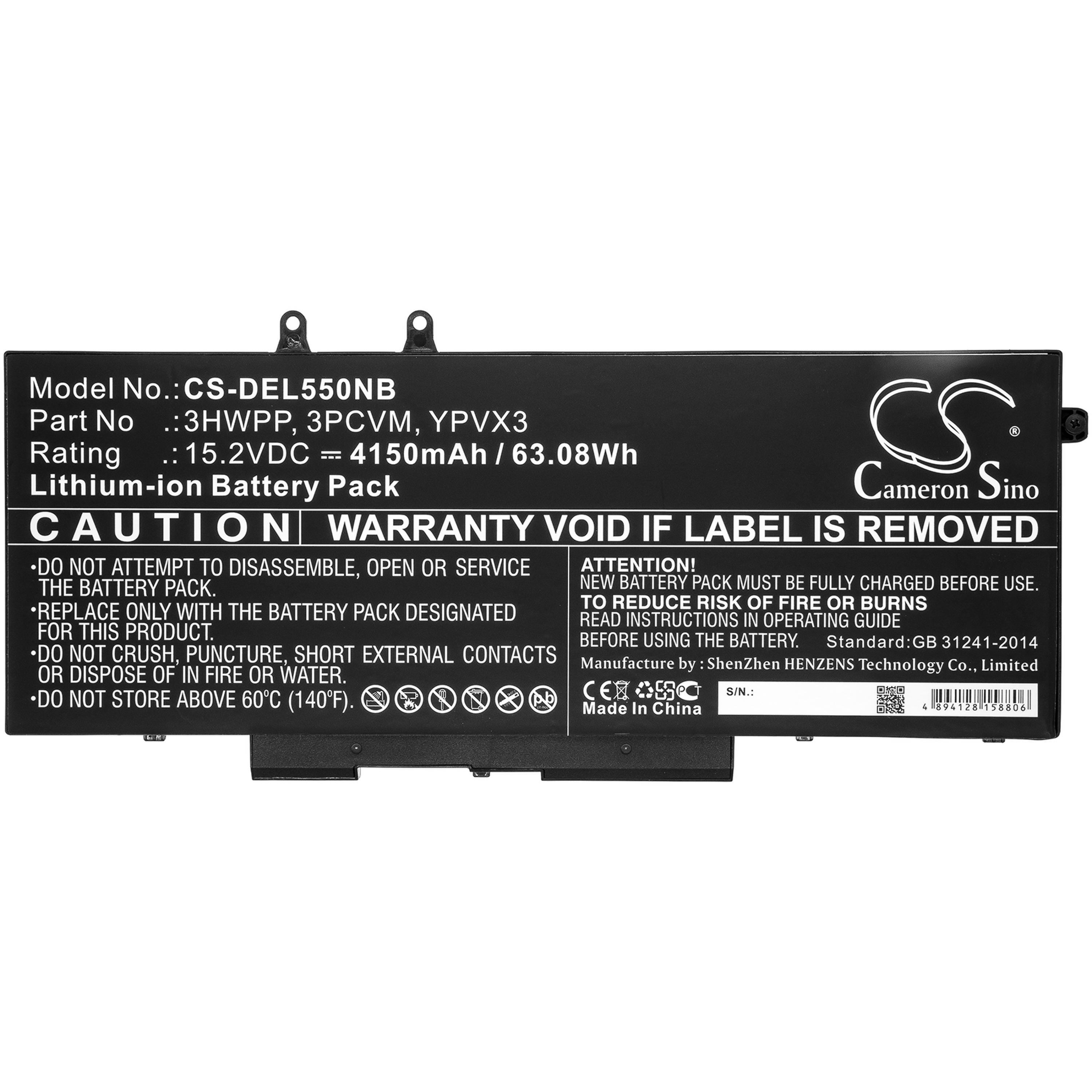 Cameron Sino 4150 mAh for Dell