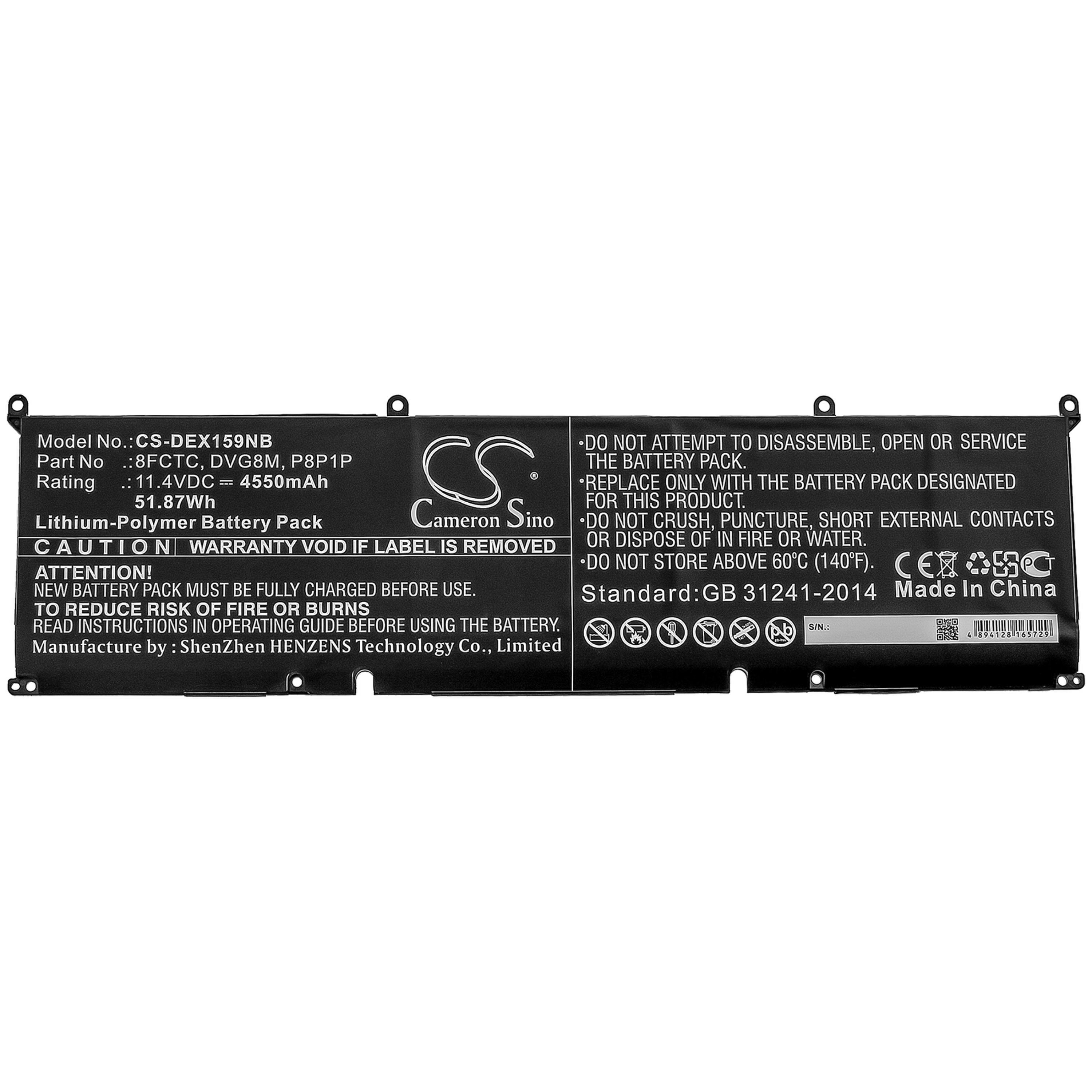 Cameron Sino 4550 mAh for Dell