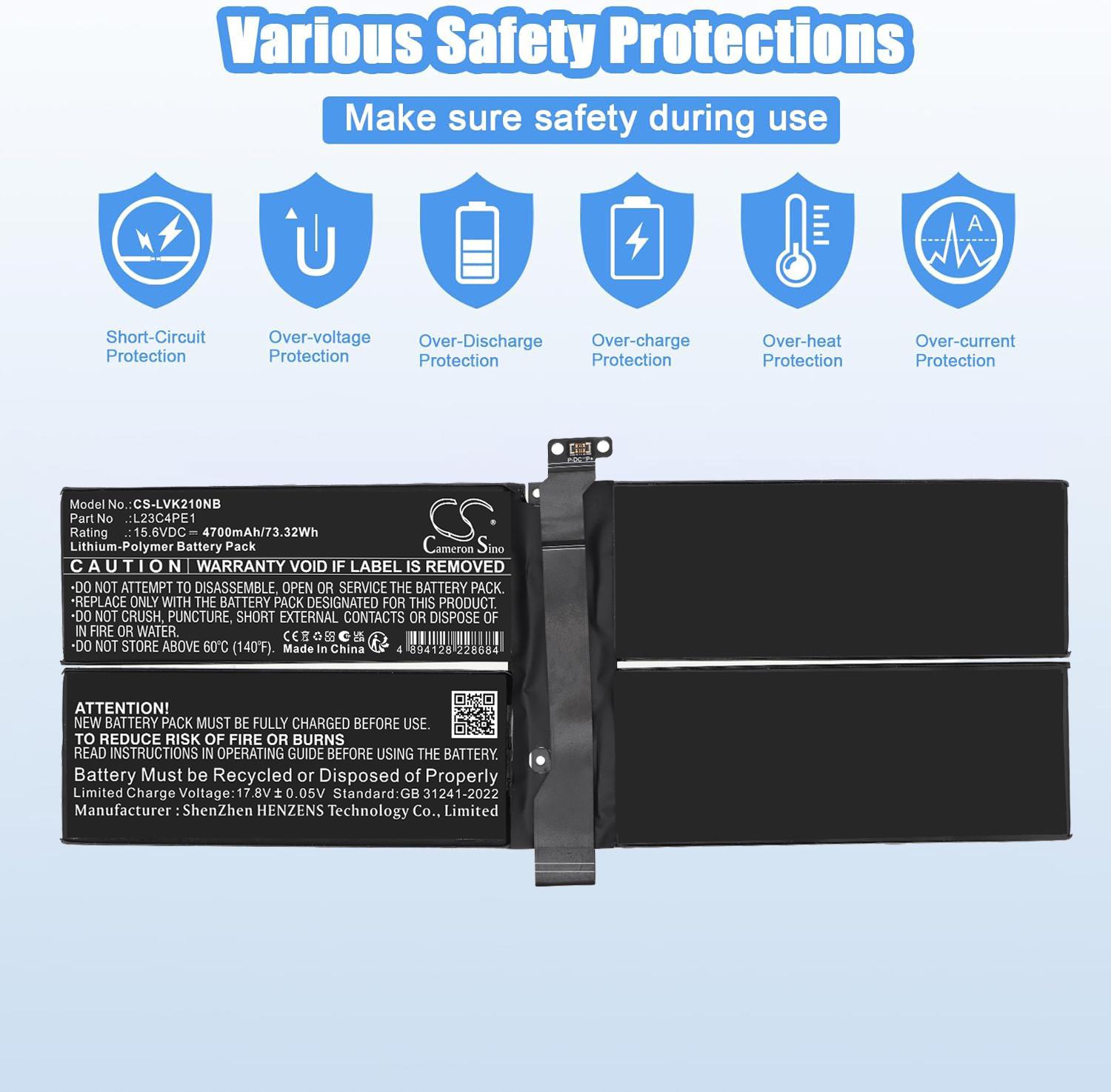 Cameron Sino 4700mAh Replacement Battery for