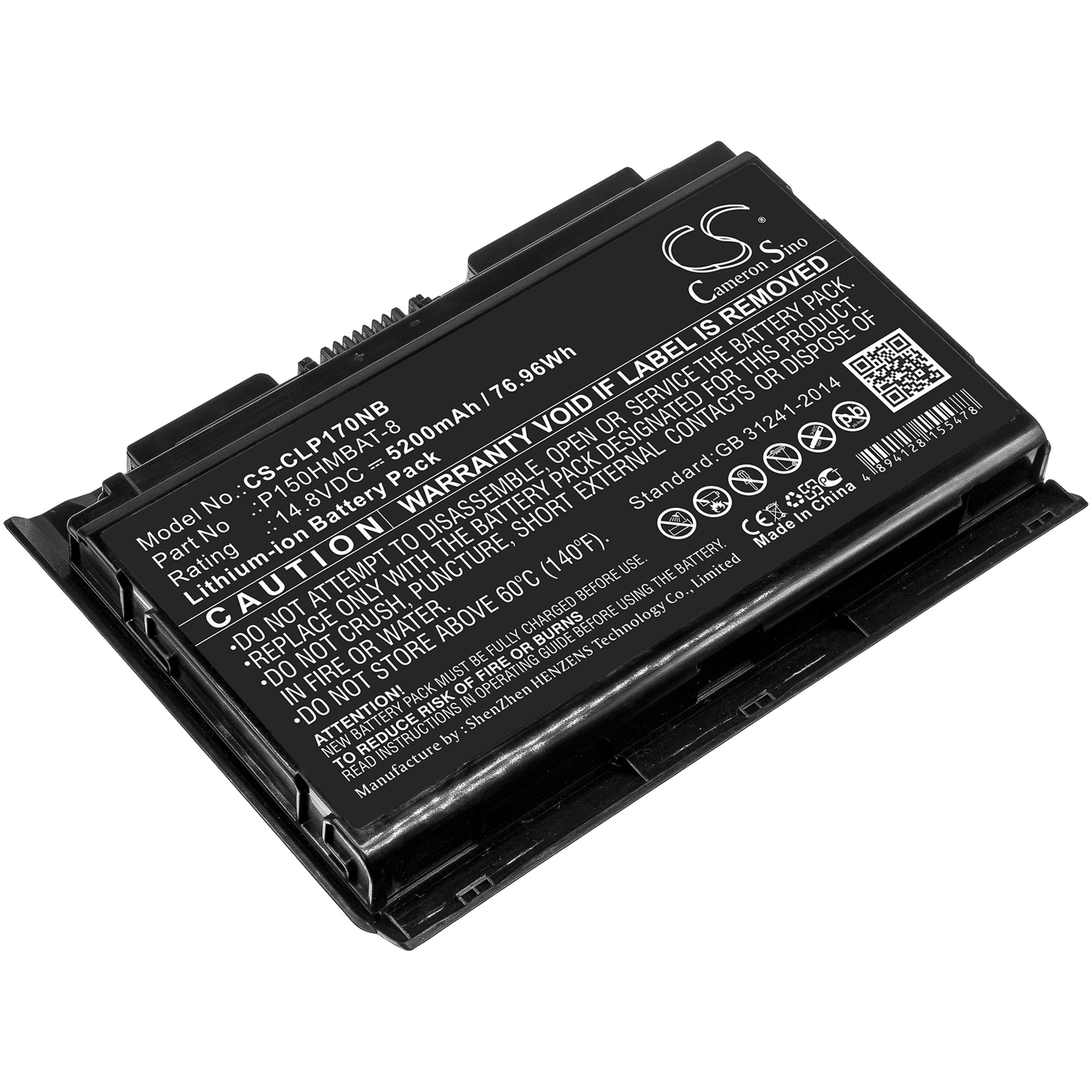 Cameron Sino 5200 mAh for Clevo
