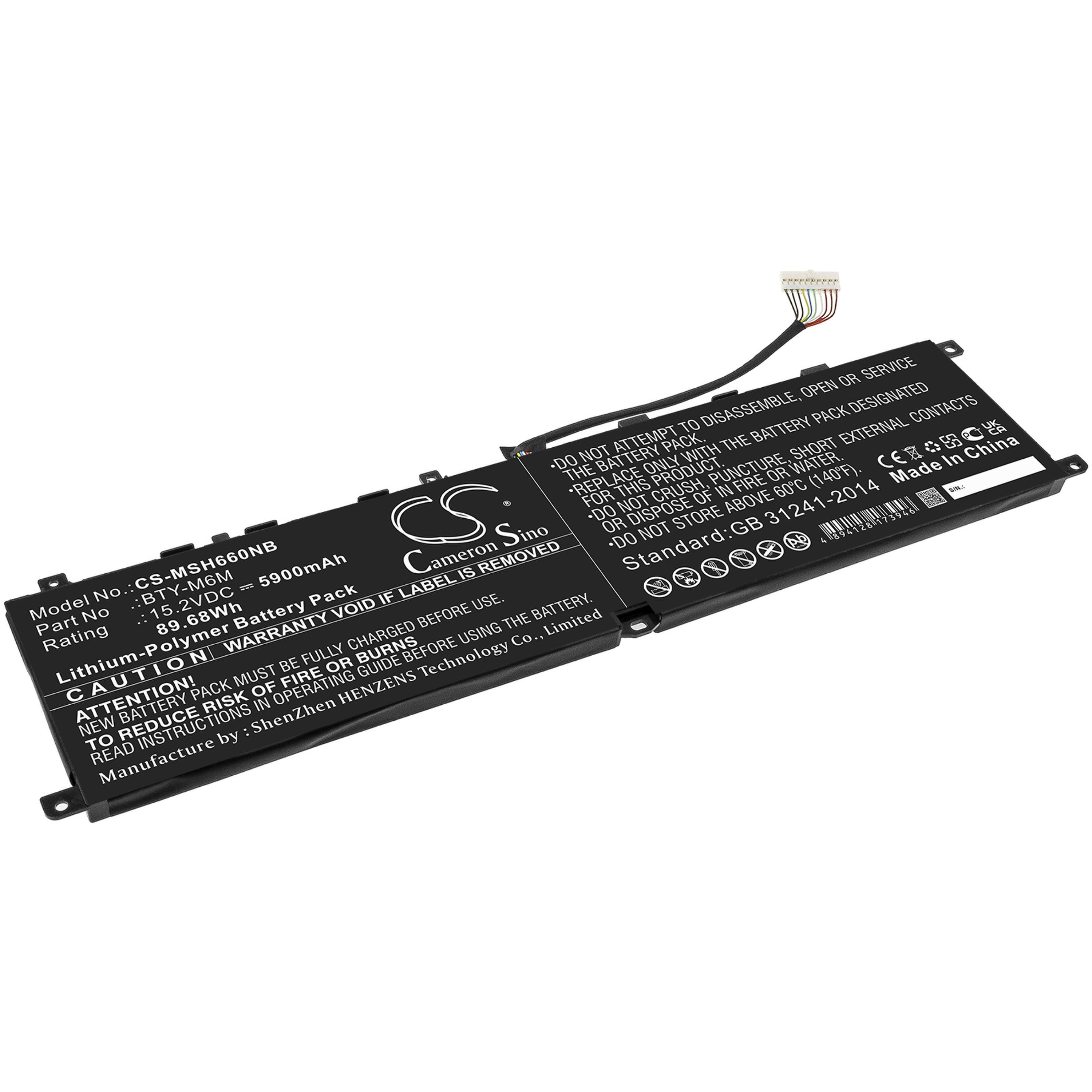 Cameron Sino 5900 mAh for MSI