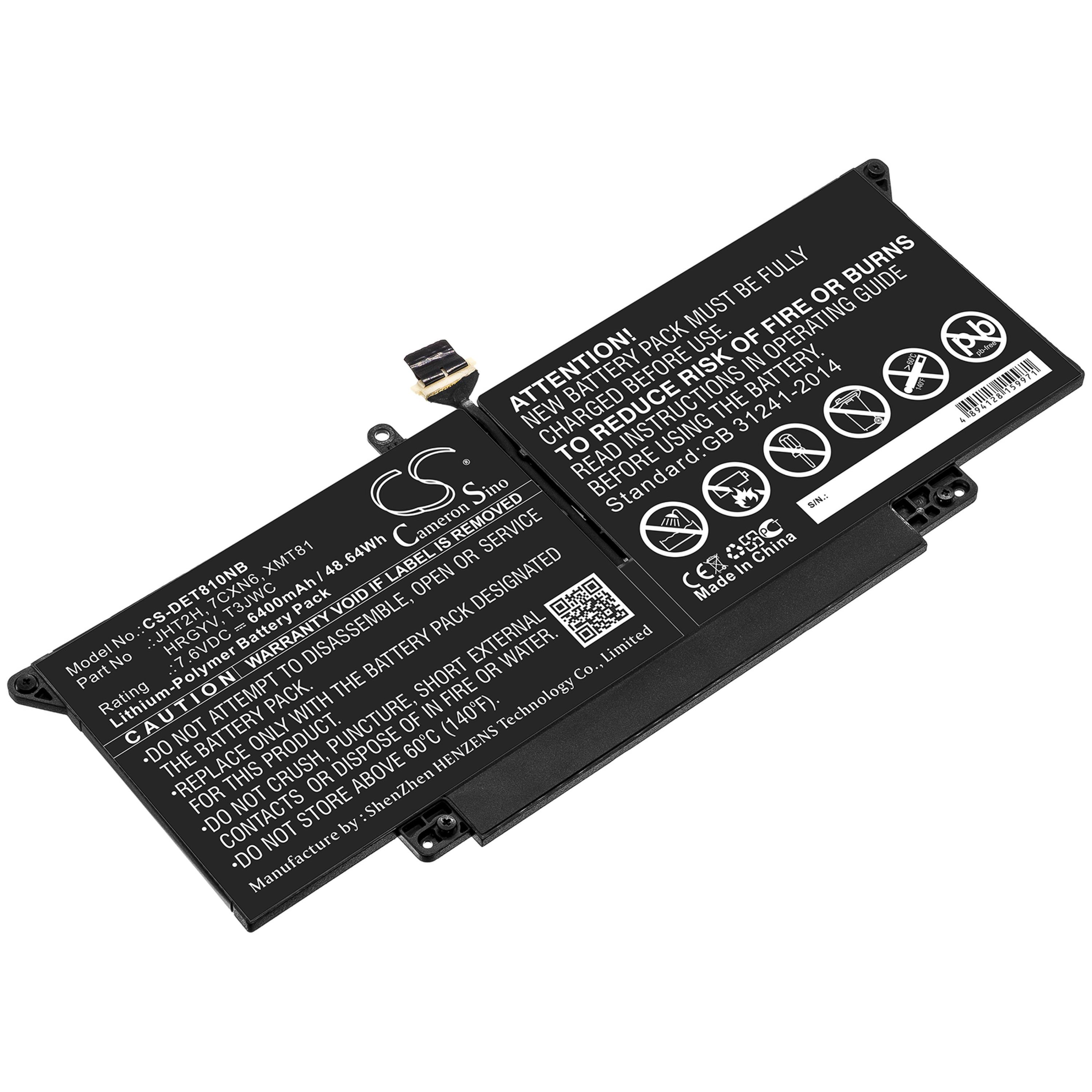 Cameron Sino 6400 mAh for Dell