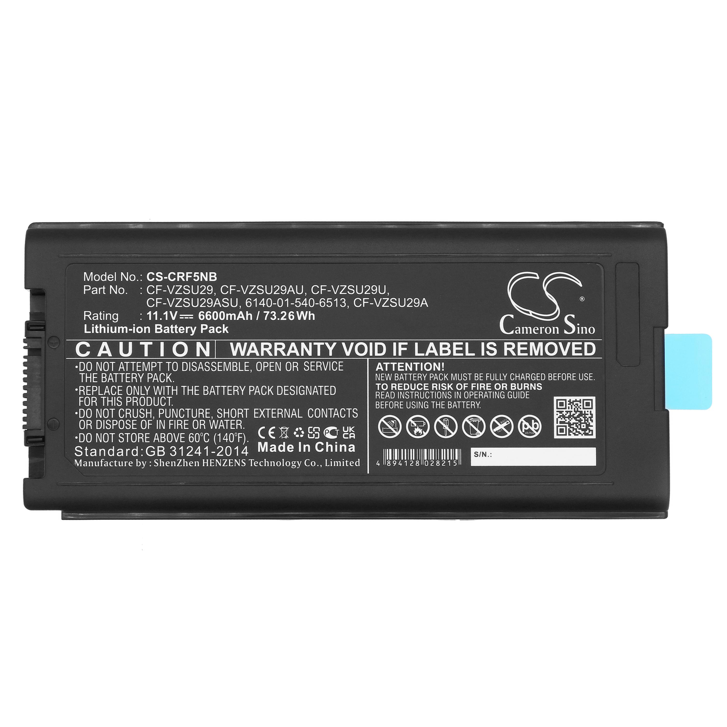 Cameron Sino 6600 mAh for Panasonic