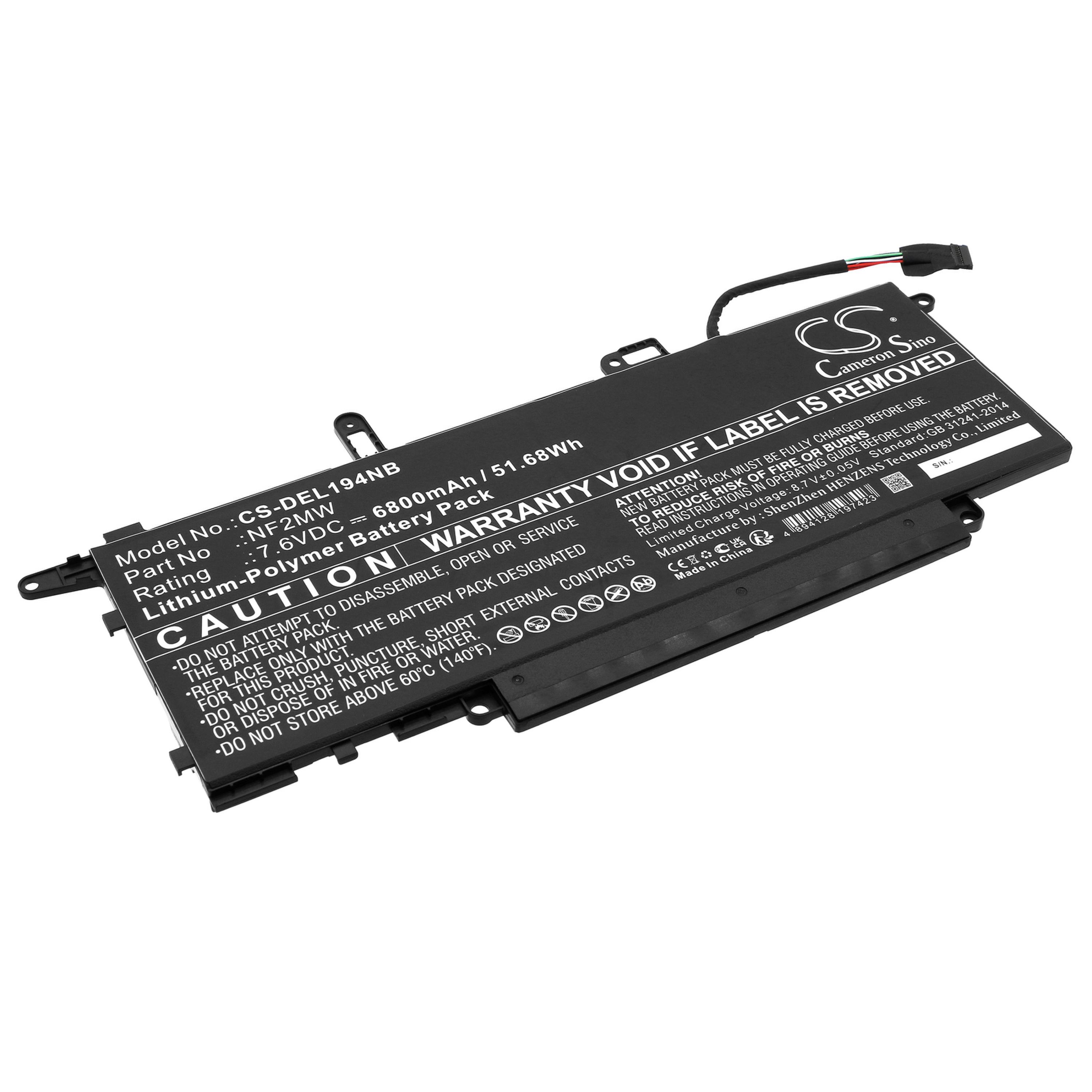 Cameron Sino 6800 mAh for Dell