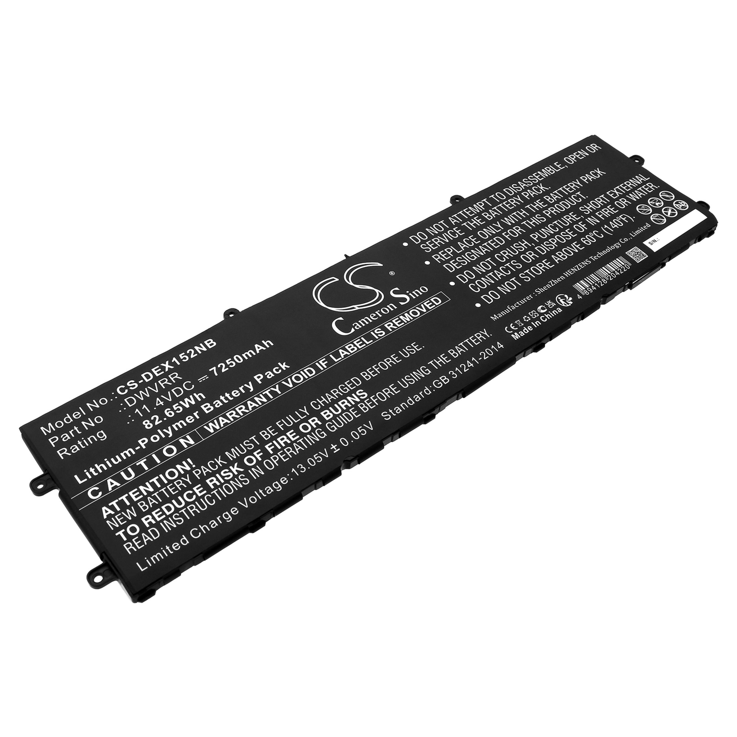 Cameron Sino 7250 mAh for Dell