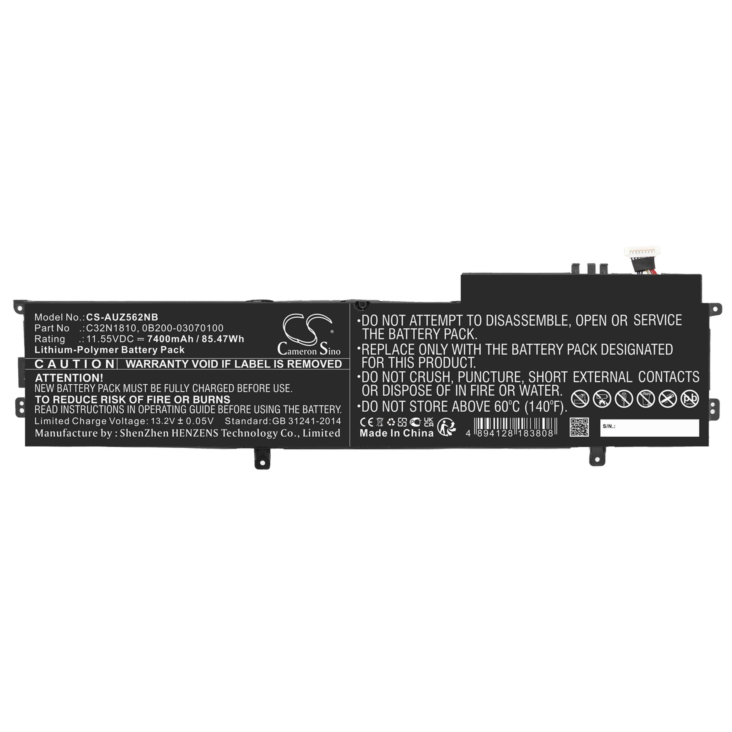 Cameron Sino 7400 mAh for Asus