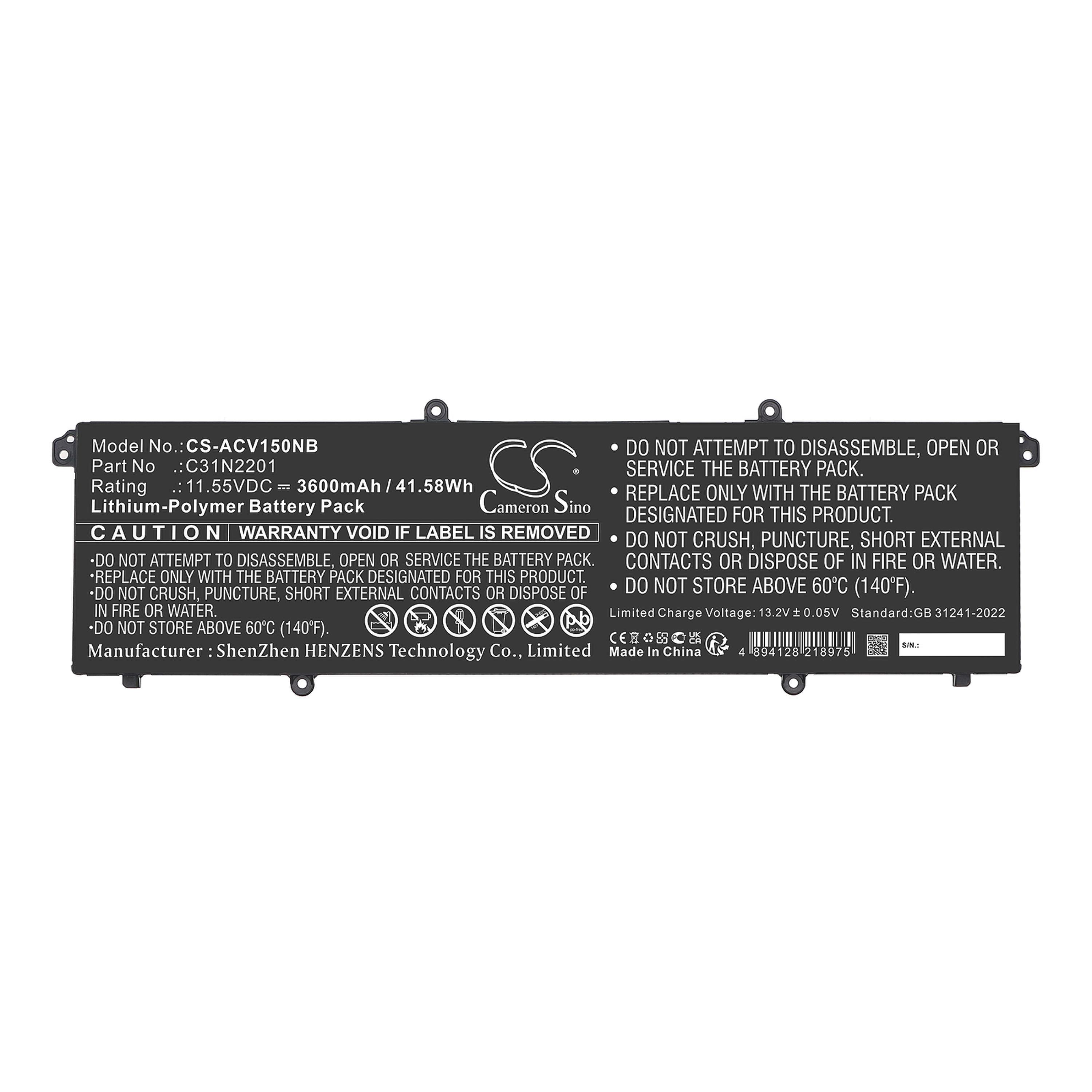 Cameron Sino Replacement Battery for Asus