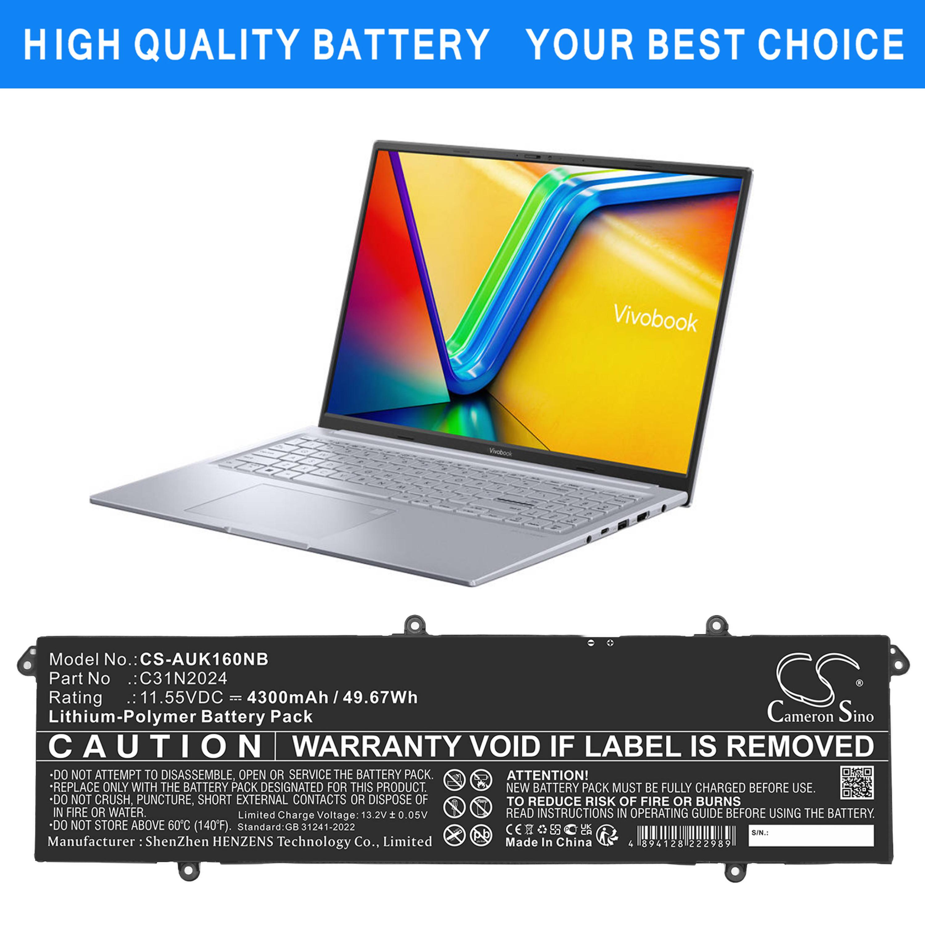 Cameron Sino Replacement Battery for Asus