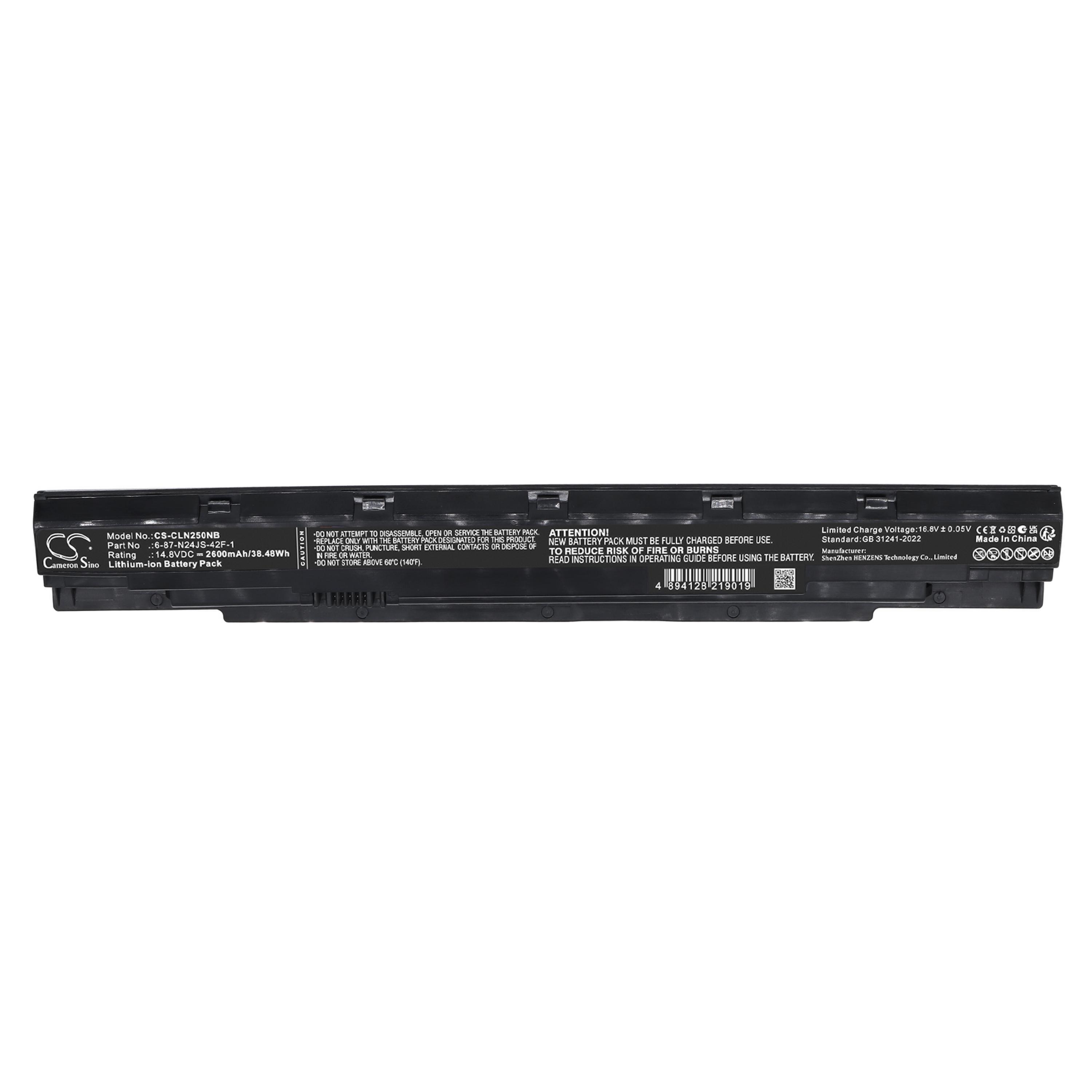 Cameron Sino Replacement Battery for Clevo