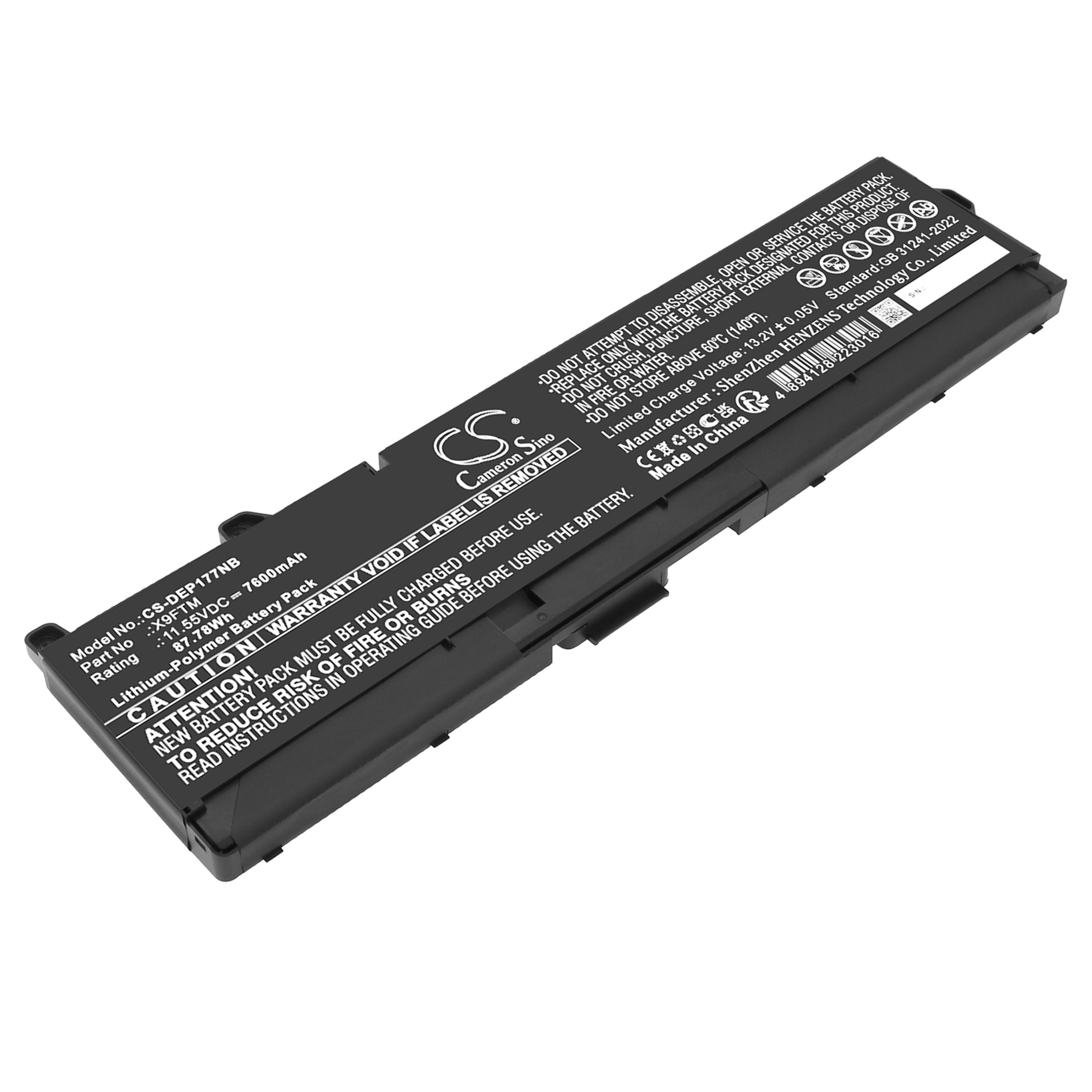 Cameron Sino Replacement Battery for DELL