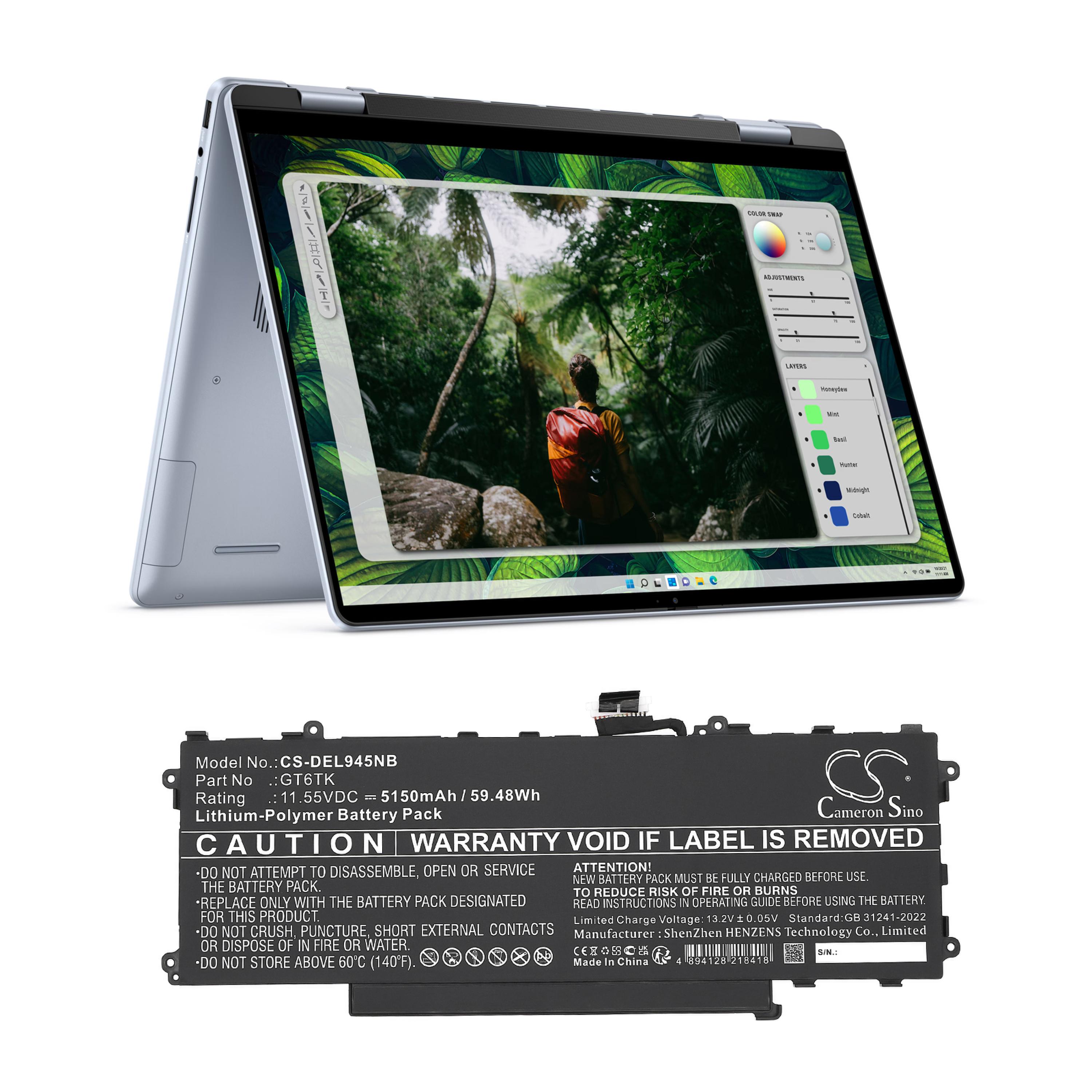 Cameron Sino Replacement Battery for DELL