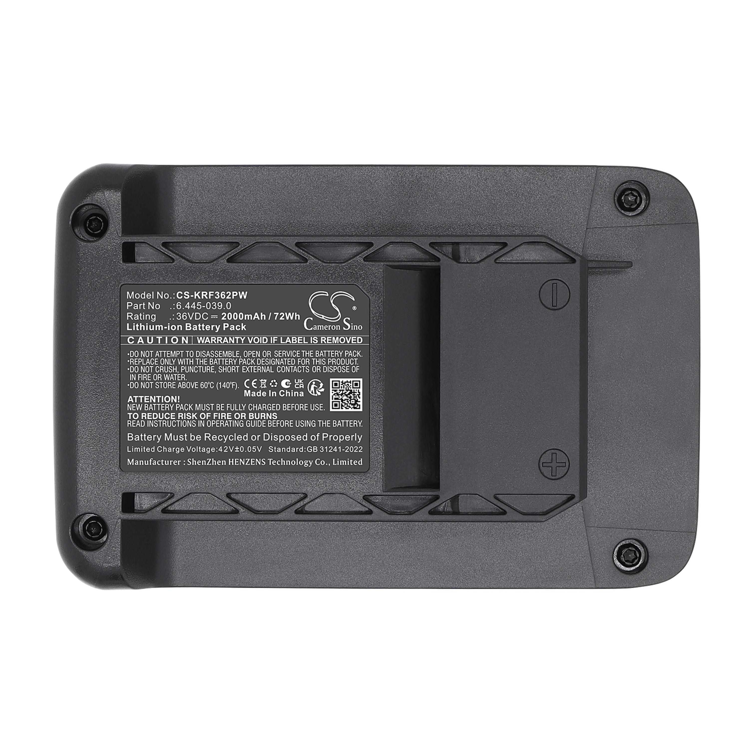 Cameron Sino Replacement Battery for Kärcher