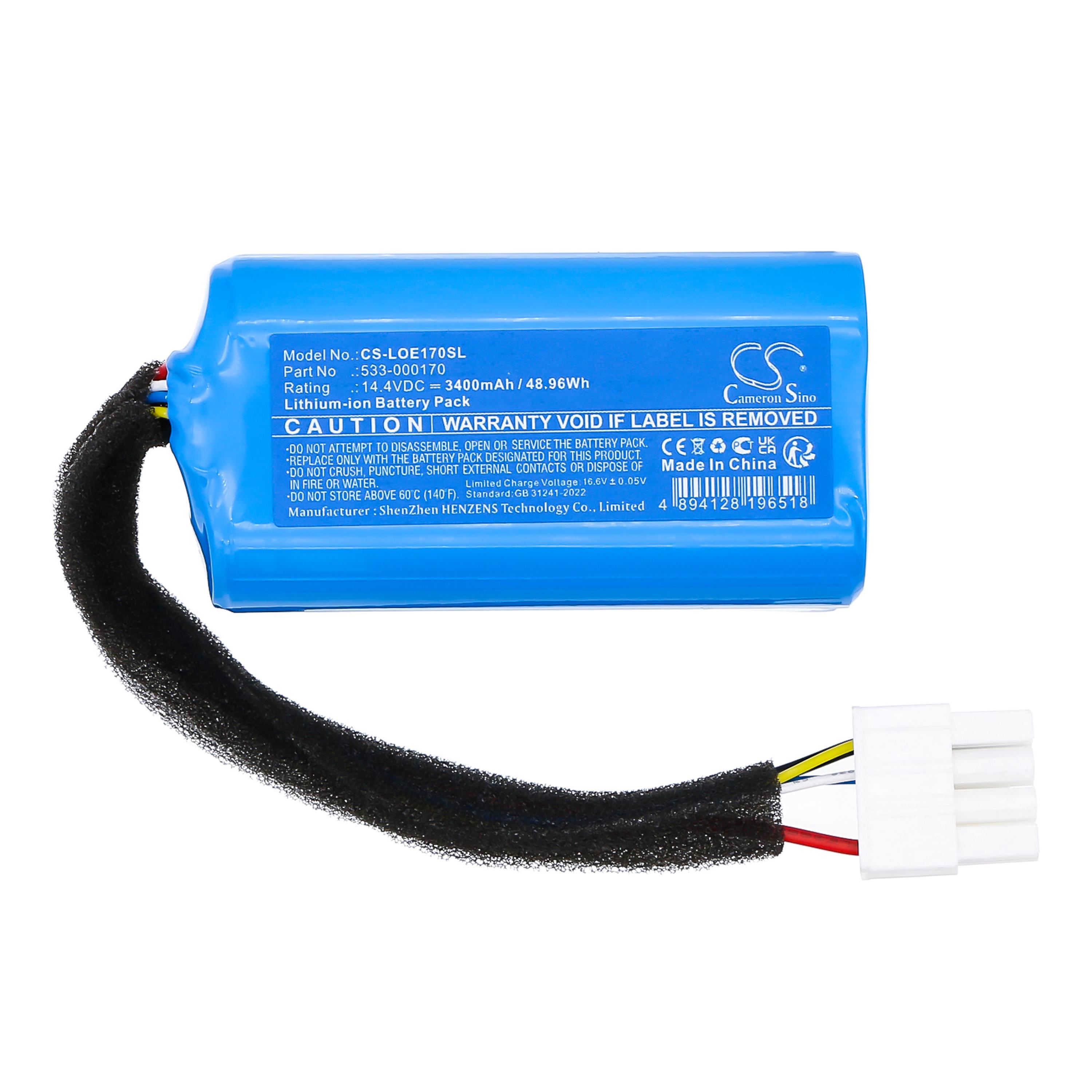Cameron Sino 3400mAh Battery for Logitech