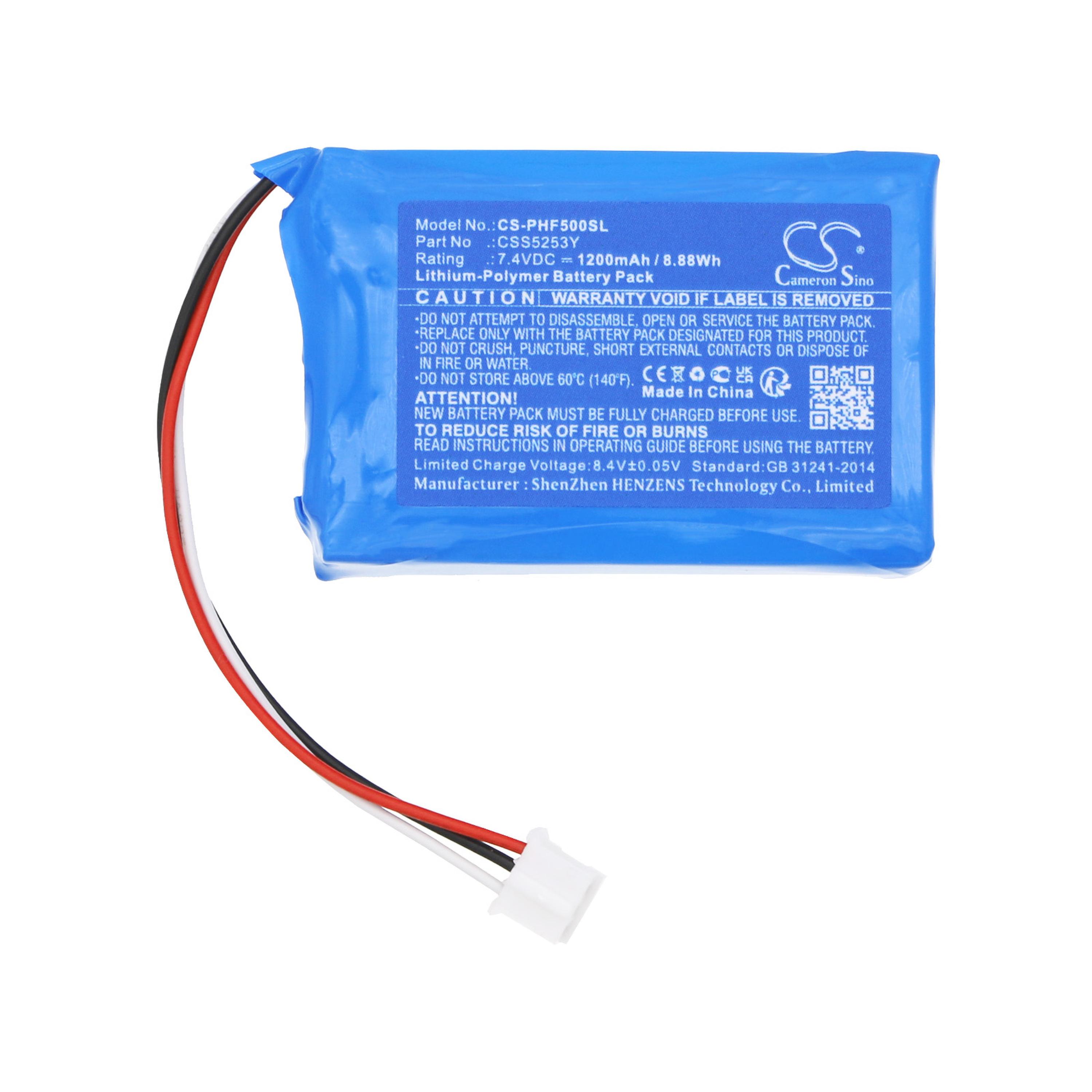 Cameron Sino Replacement Battery for Philips