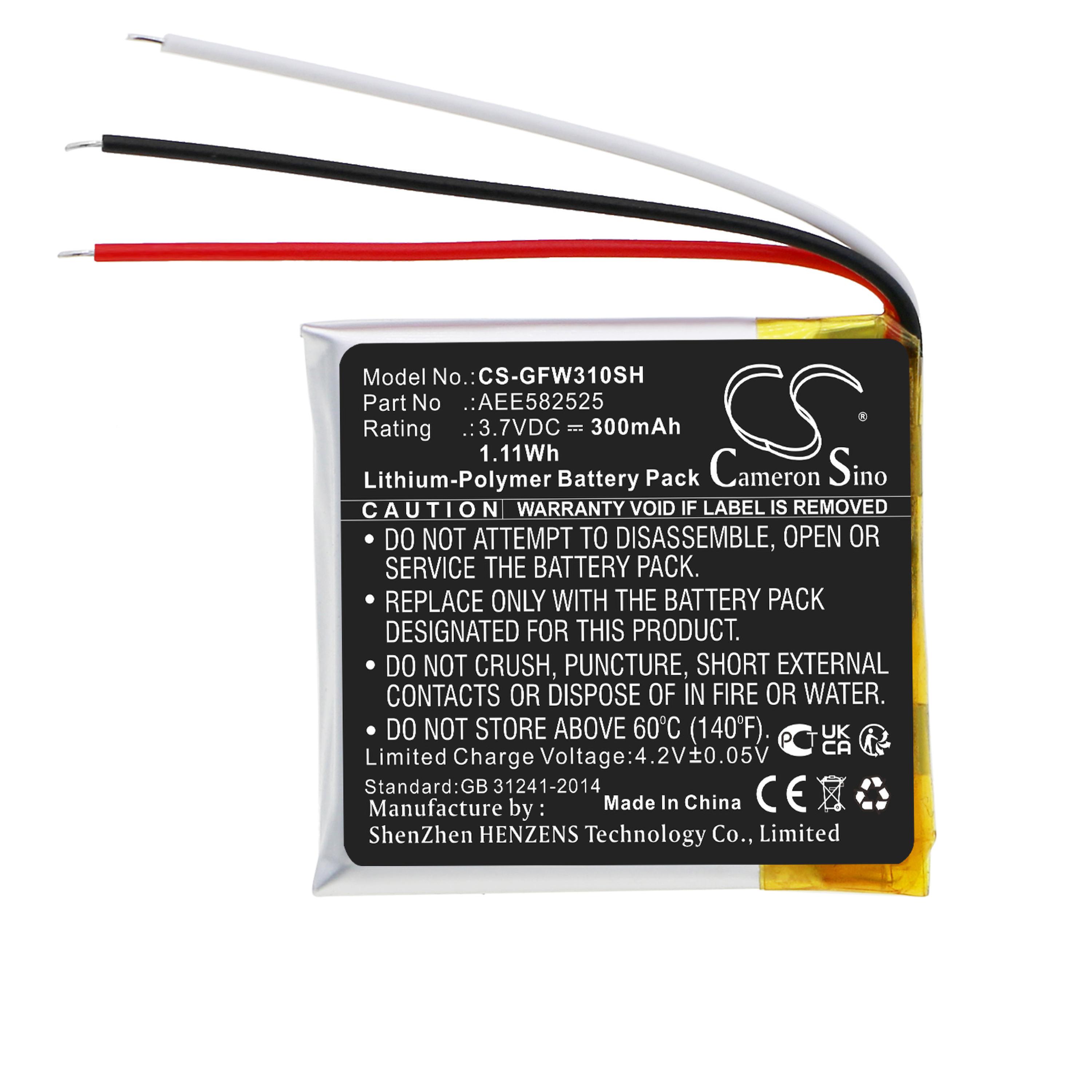 Cameron Sino 300 mAh for Golf