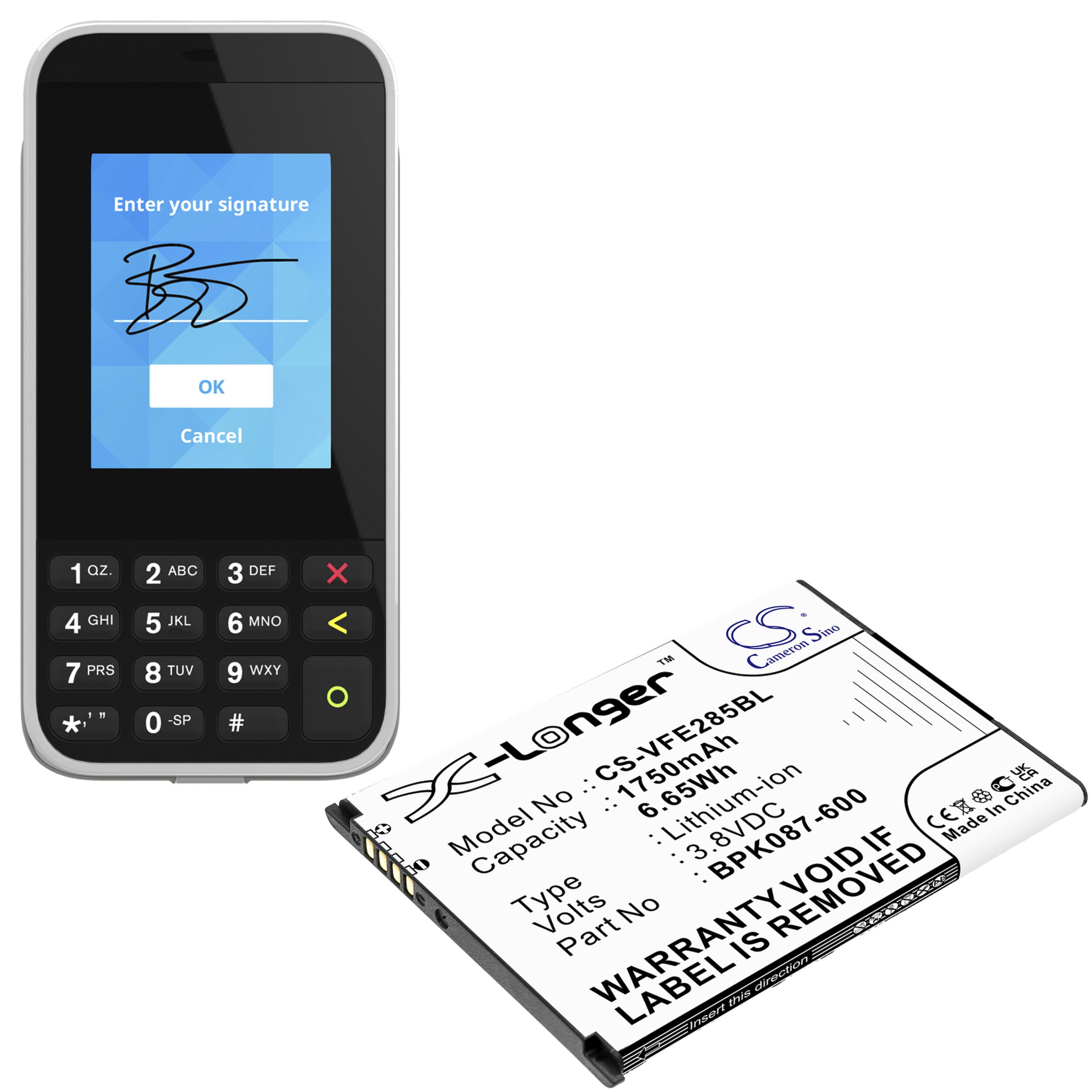 Cameron Sino 1750mAh Battery for VeriFone