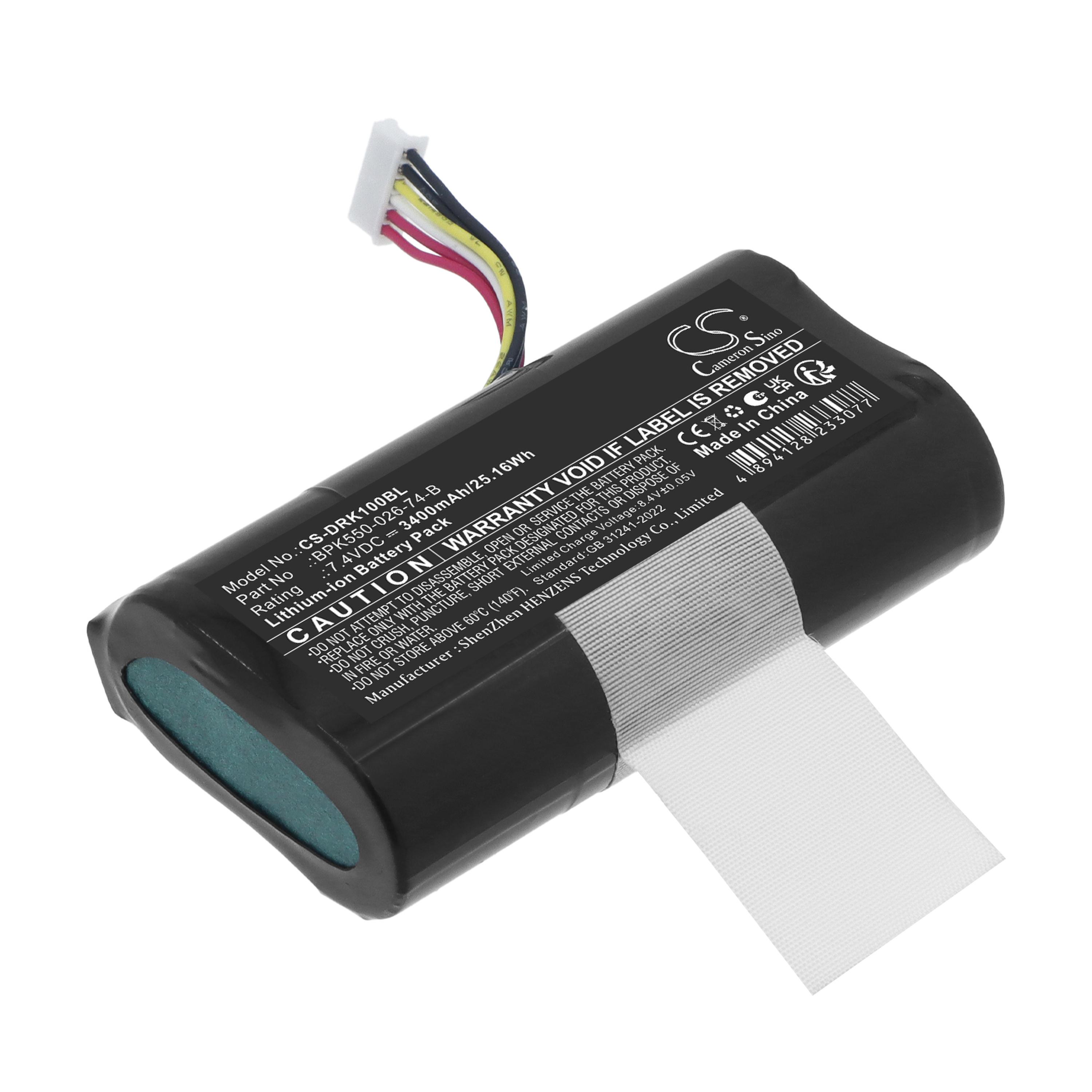 Cameron Sino 3400mAh Battery for Dreamtek